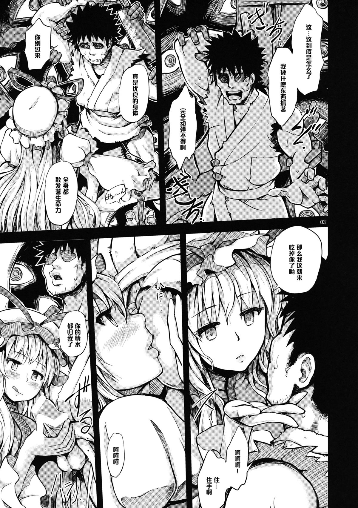 (Reitaisai 10) [V-SLASH (Yuugiri)] Yakumo Kan (Touhou Project) [Chinese] [黑条汉化] page 5 full