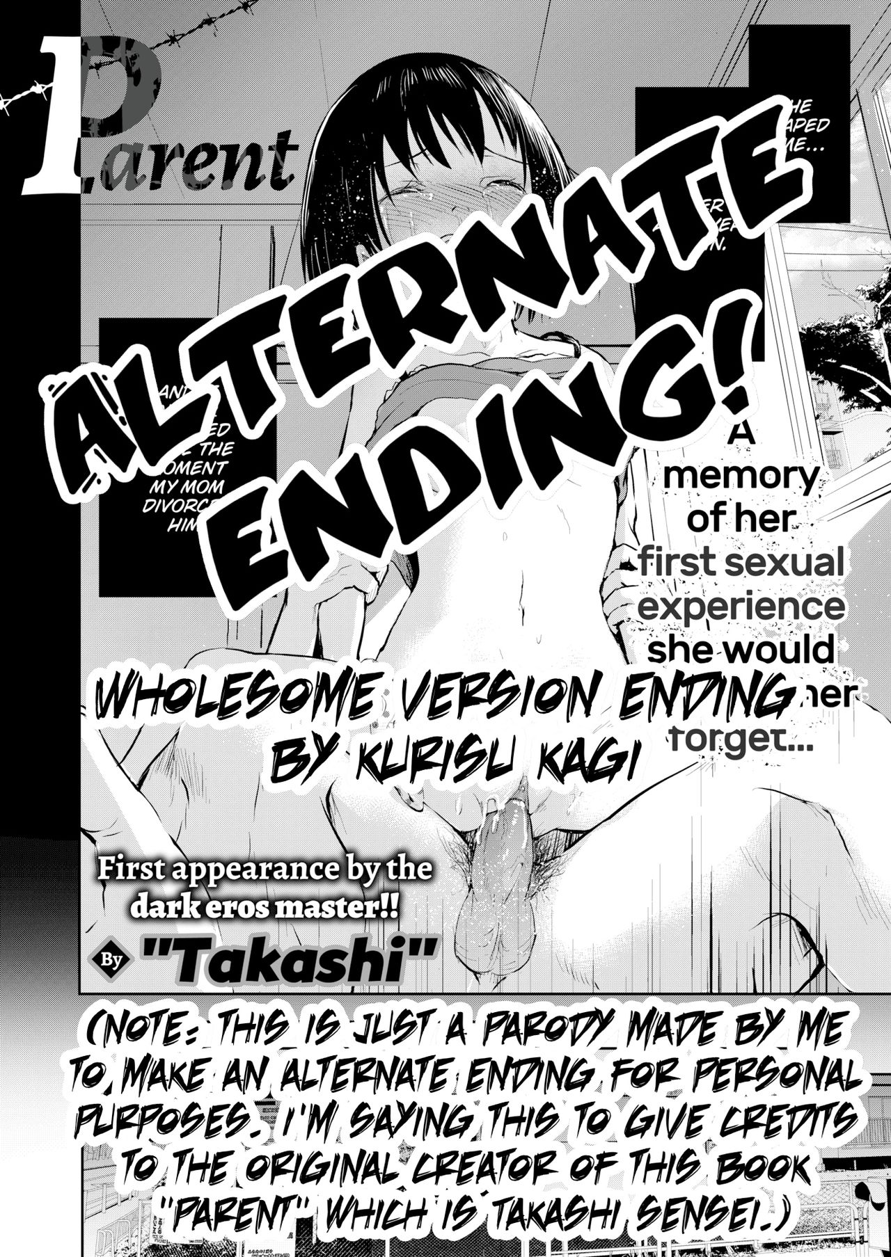 Parent (alternate ending) [Kurisu kagi Sensei] JJBA parody page 1 full