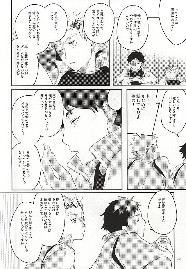 (RTS!!5) [AMEINIAS (Asami Kei)] Onegai (Haikyuu!!) page 35 full