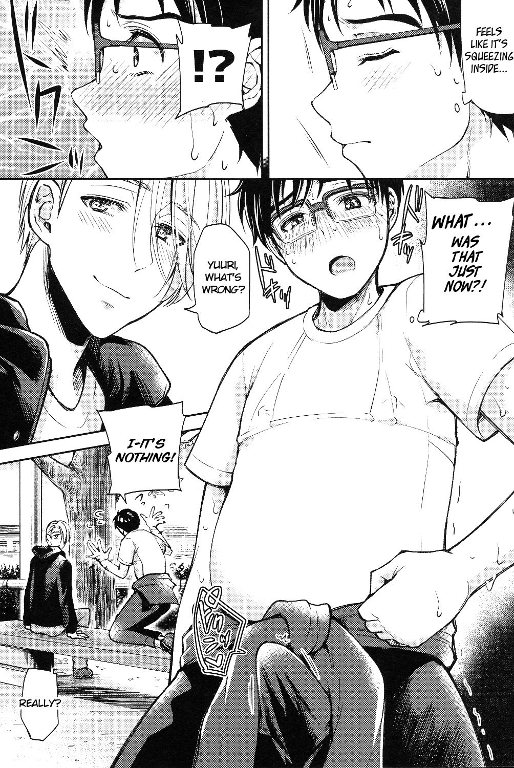 (Ginban no Glory) [Hi-CAL (Kurikama)] Kobuta-chan wo Dosukebe ni suru Mahou (Yuri on Ice)[English] [Decensored] page 5 full