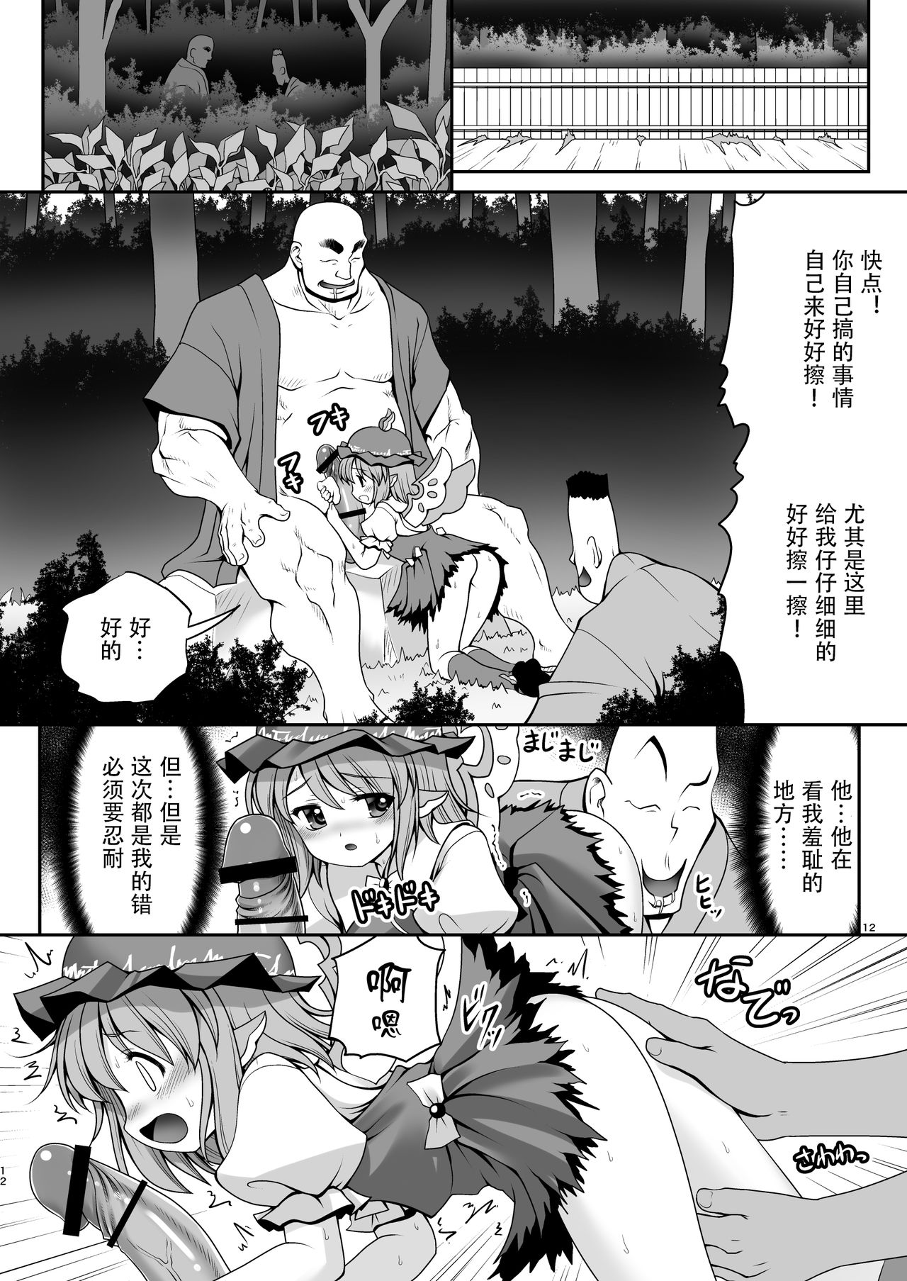 [Yosutebito na Mangakaki (Tomoki Tomonori)] Yoiko ni wa Kimochi no Ii Oshioki (Touhou Project) [Chinese] [Kanade汉化组] [Digital] page 12 full