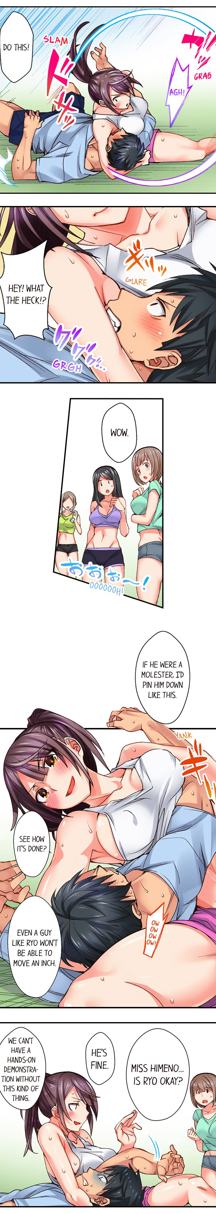 [Rairu Tobaru] You Cum, You Lose! Wrestling with a Pervert Ch.3/? [English] [Hentai Universe] page 9 full