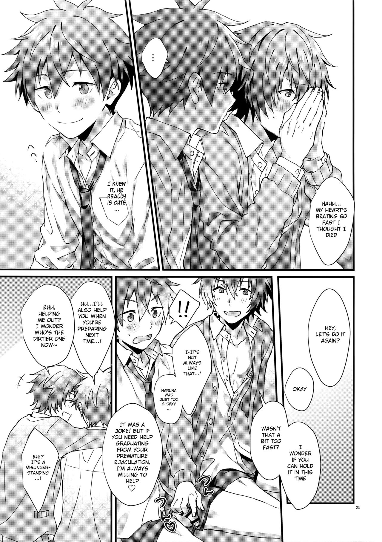 (SUPER MIRACLE FESTIV@L!! 2018) [Rofu Pukaj (Nesou)] Unexpected! Virgin Graduation (THE IDOLM@STER SideM) [English] [Anzu] page 24 full