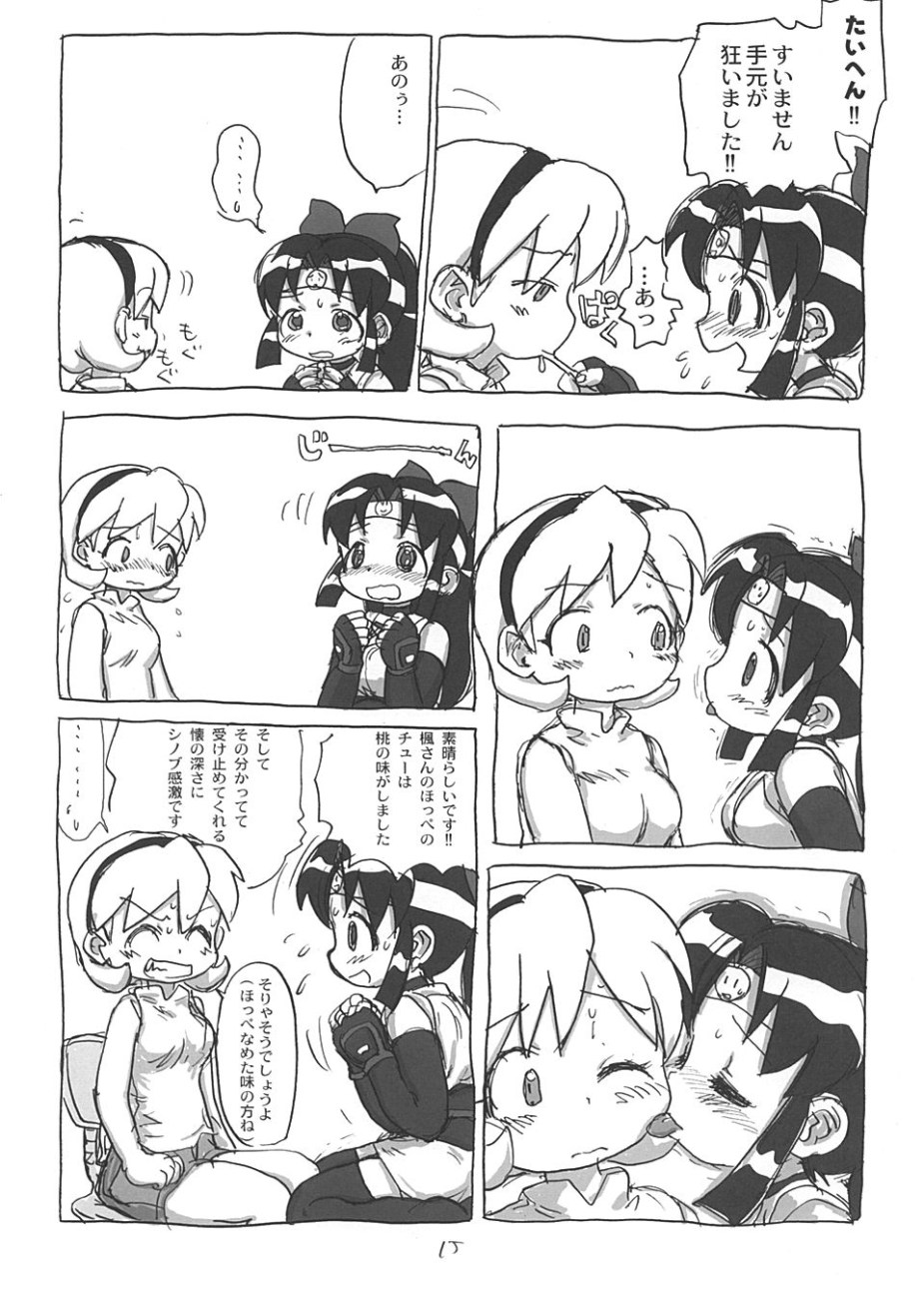 (C66) [Sanketsushuu (Sanzui)] SHINOBUBUKURO (2x2=Shinobuden) page 14 full