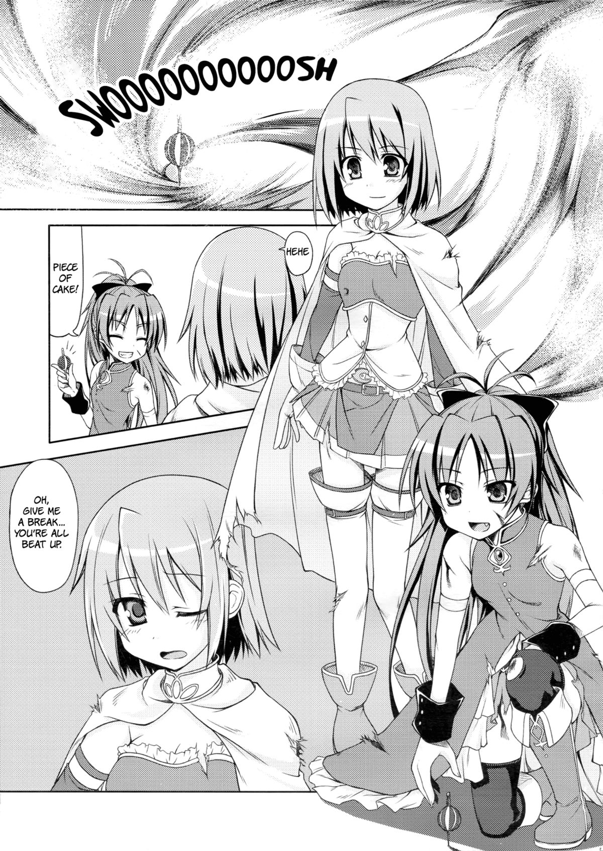 (C81) [Sinosino [Sinohara Sinome] ) All I need is your smile (Puella Magi Madoka Magica) [English] [Yuri-ism] page 5 full