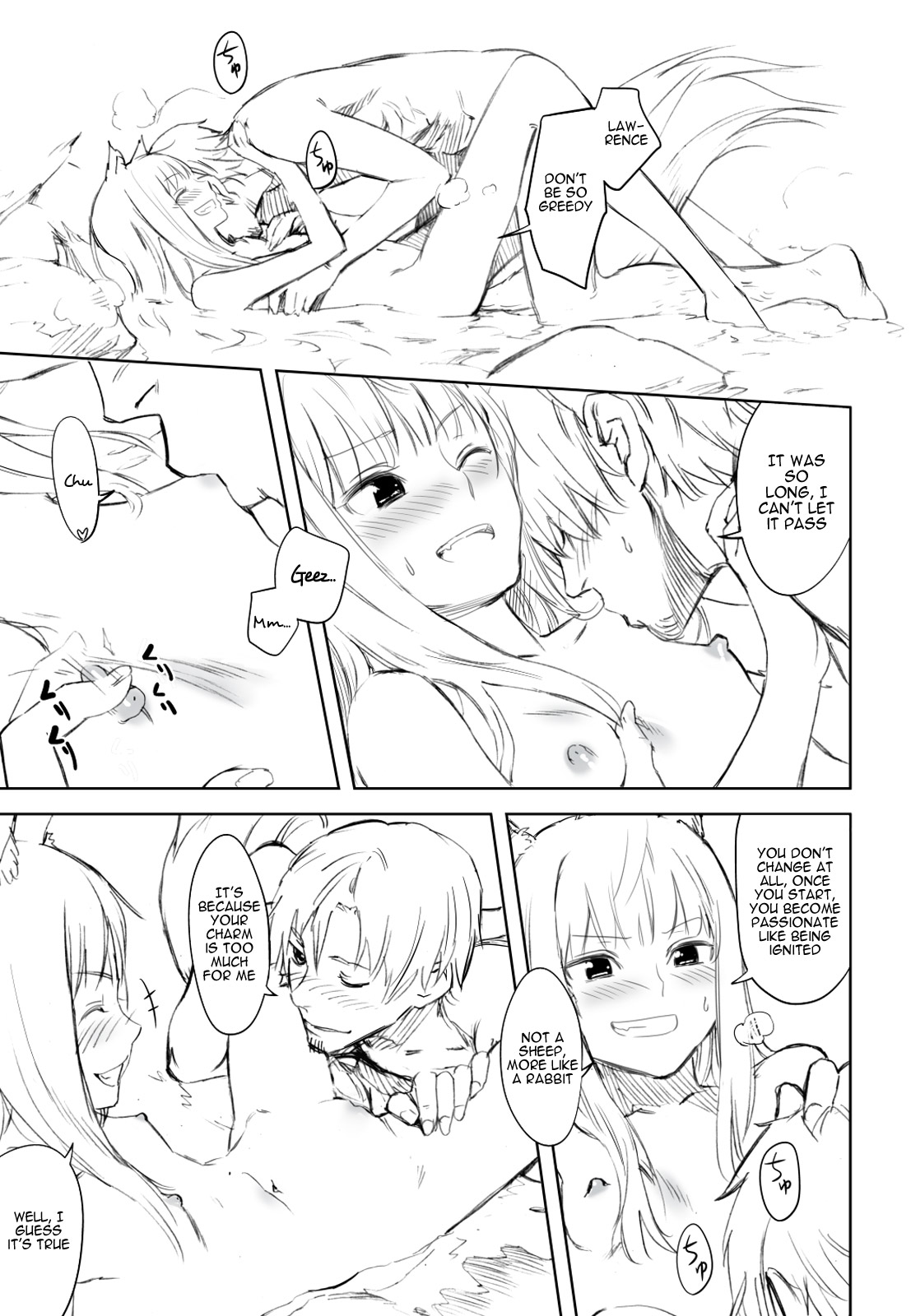 (C83) [Ajisaidenden (Kawakami Rokkaku, Takanashi Rei)] Harvest II (Spice and Wolf) [English] [VLtrans] page 50 full