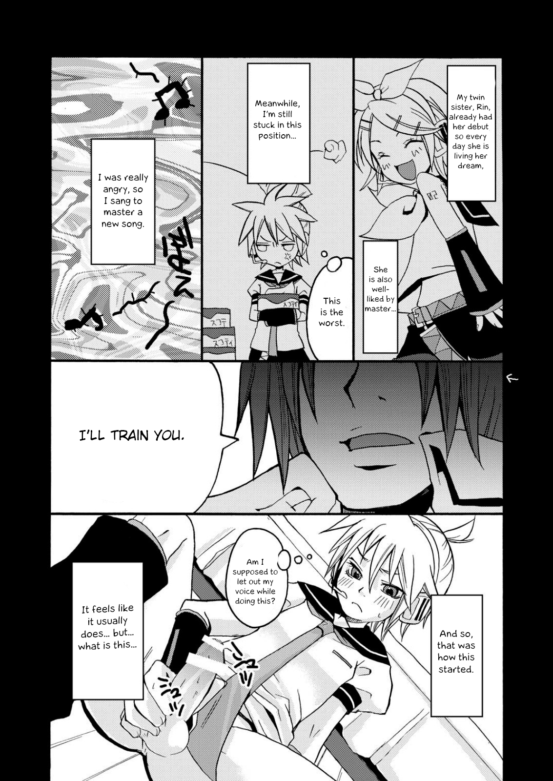 [Yomosugara (Yomogi Ringo)] Choukyou Shiteyaru!! (VOCALOID) [English] [Otokonoko Scans] [2008-05] page 6 full
