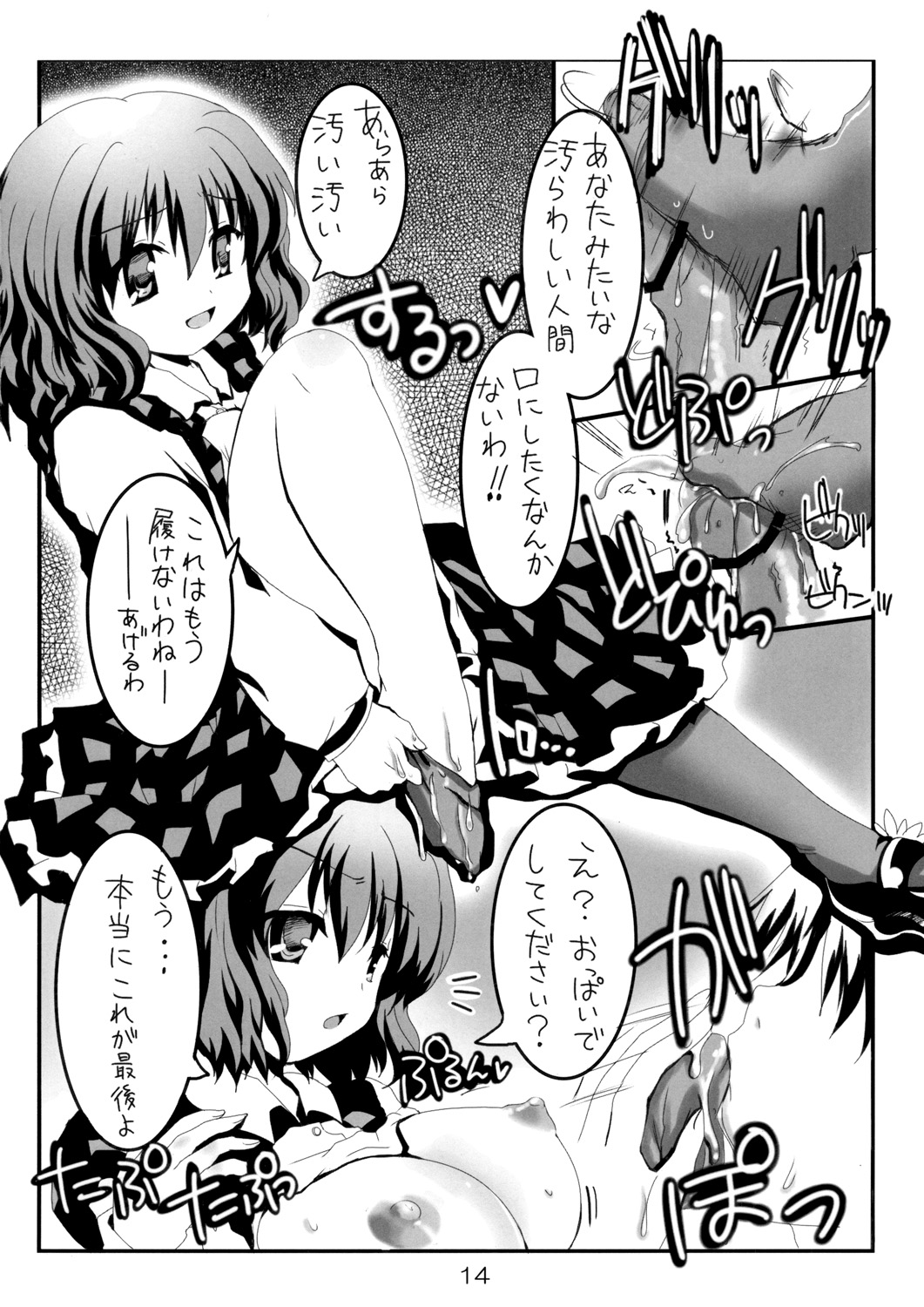 (C76) [Denpa Tai (Magical Sanoji, Hizuki Ryou)] Domination Magic (Touhou Project) page 15 full