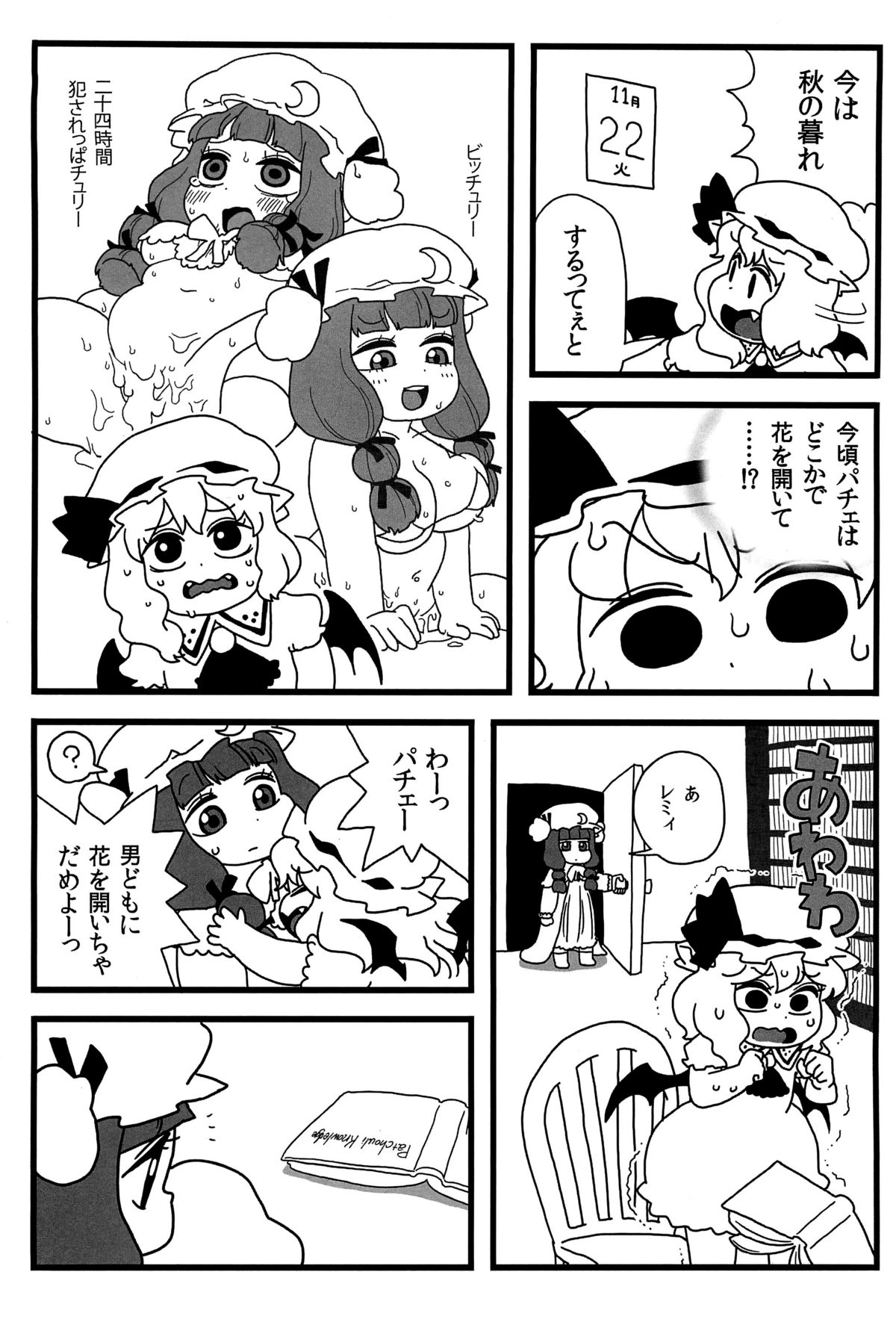 (Aka no Hiroba 8) [Surudoiman no Irutokoro (Norihito)] Patchouli ga Ippai (Touhou Project) page 11 full