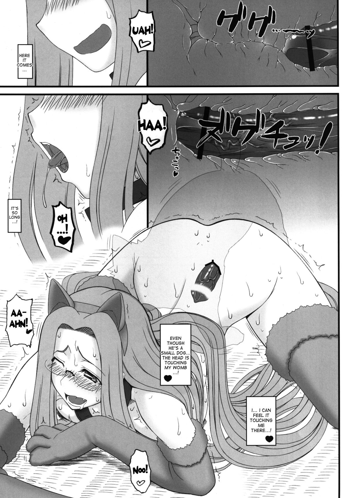 [Gachinko Shobou (Kobanya Koban)] Rider san ga Inu to SEX shichau Hon (Fate stay night) [English] [desudesu] [Digital] page 14 full