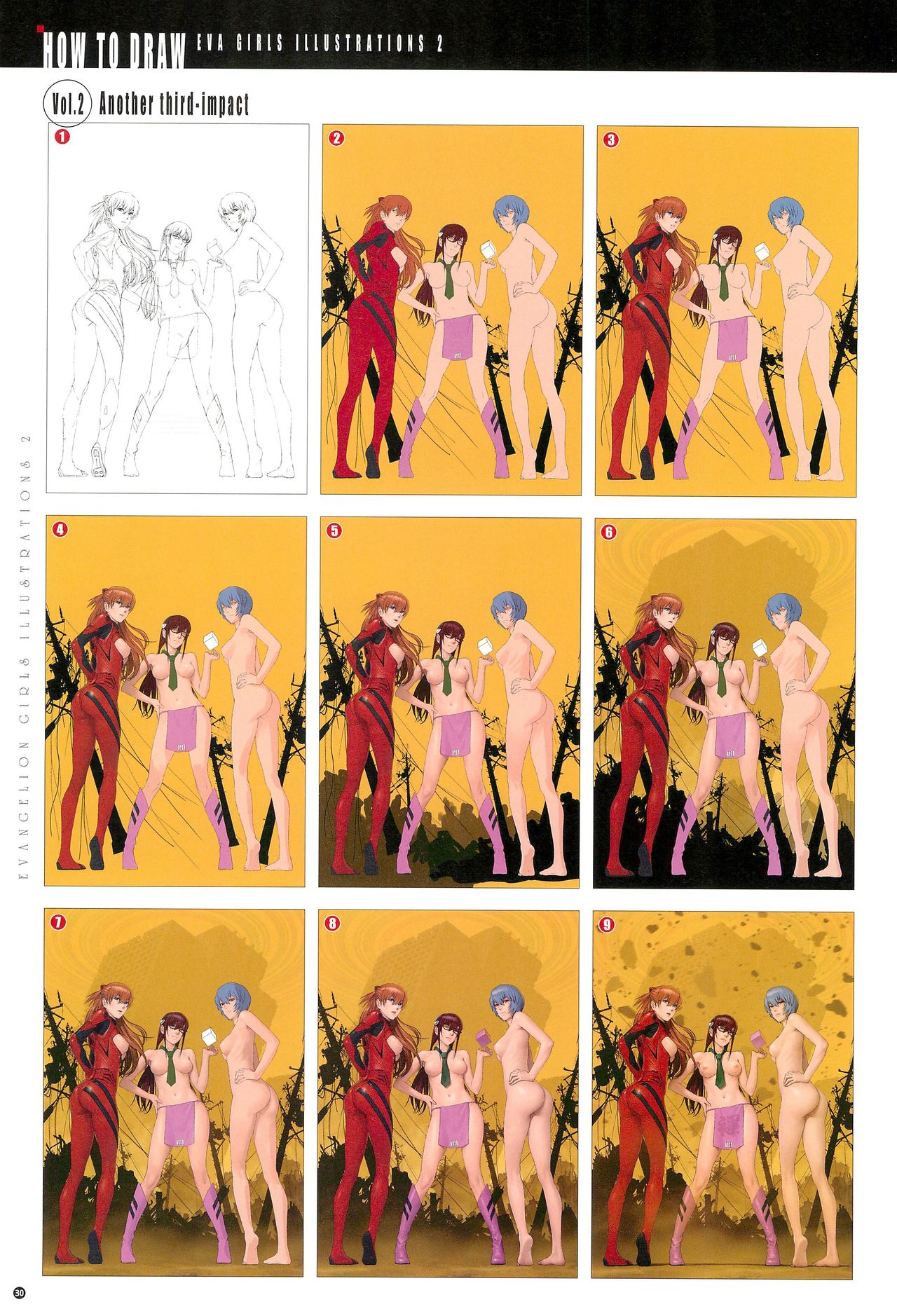 (C90) [Castlism (Norve Watanabe)] SENSUAL Vol.10 EVA GIRLS ILLUSTRATIONS 2 (Neon Genesis Evangelion) page 32 full