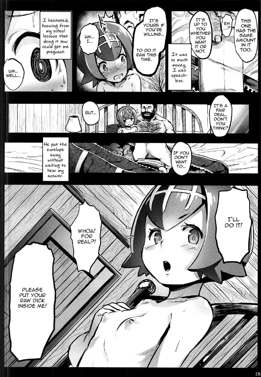 [Kowareta Radio (Herokey)] Kazoku no Seikatsuhi wa Suiren ga Kasegimasu...! -Alola Enkou Nakadashi Dai Shiren- (Pokémon Sun and Moon) [English] [Zero Translations] page 17 full
