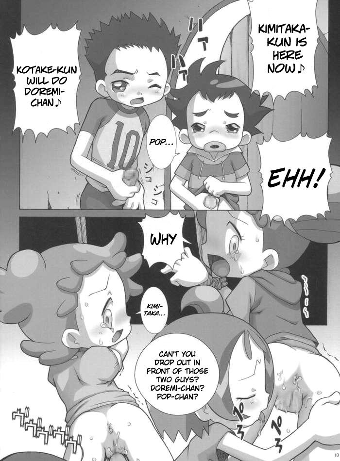 (C63) [Shisshin Chuudoku (Ayumi Tooru, Itou)] nichiyoubi no sugoshikata (Ojamajo Doremi) [English] page 9 full