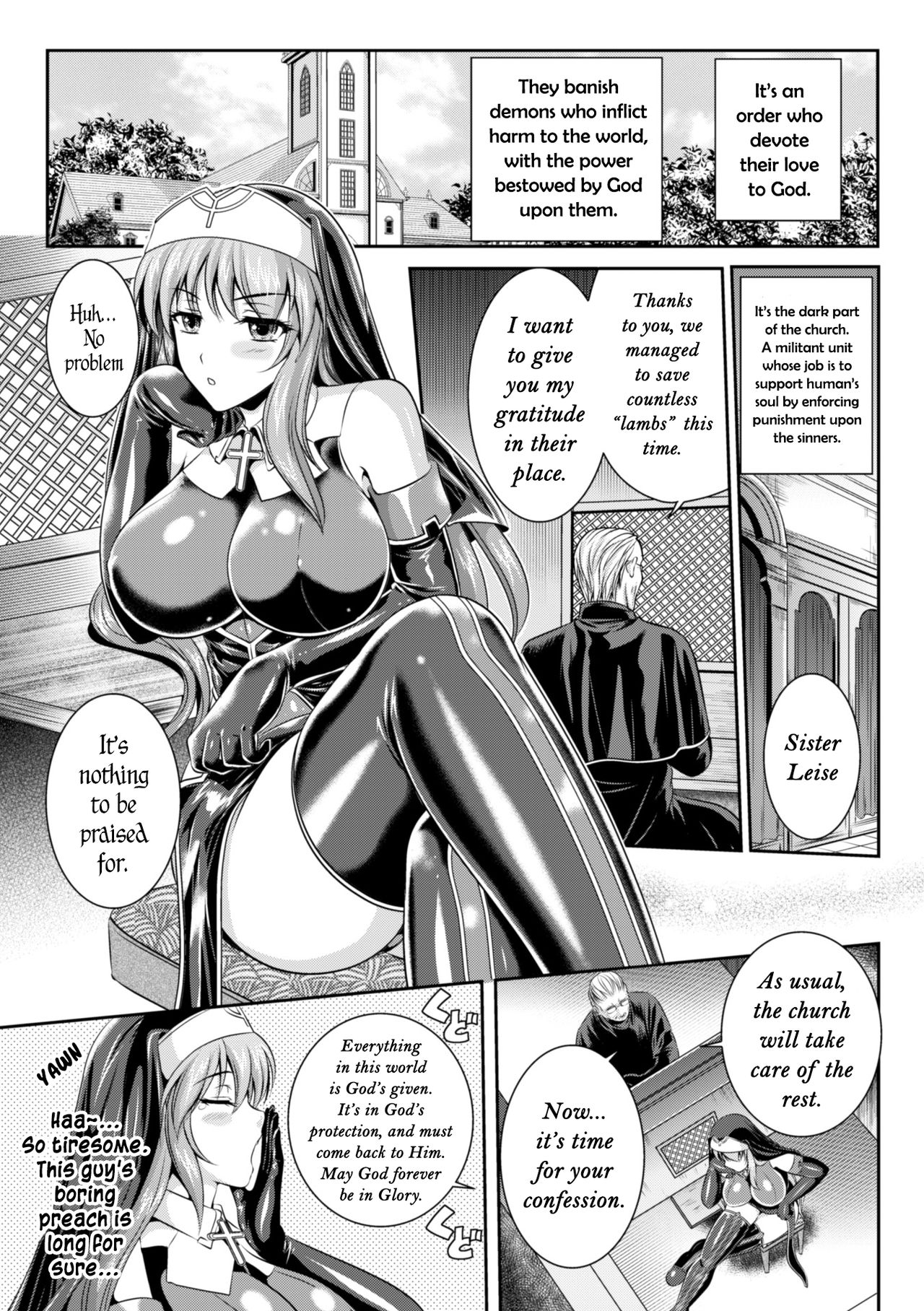 [Rindou, Kusunoki Rin] Nengoku no Liese Inzai no Shukumei | Liese’s destiny: Punishment Of Lust On The Slime Prison Ch. 1 [English] [Digital] [CoC] page 12 full