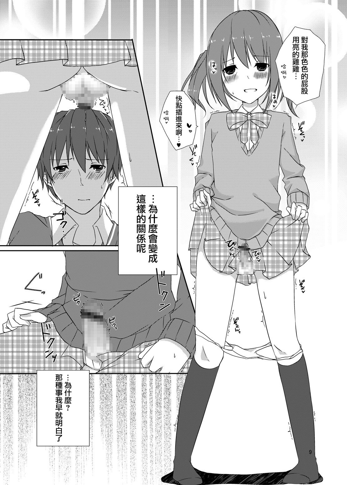 [cherry milk (Kokonoe Yomogi)] Osananajimi to no Saiaku na Kankei [Chinese] [瑞树汉化组] [Digital] page 8 full