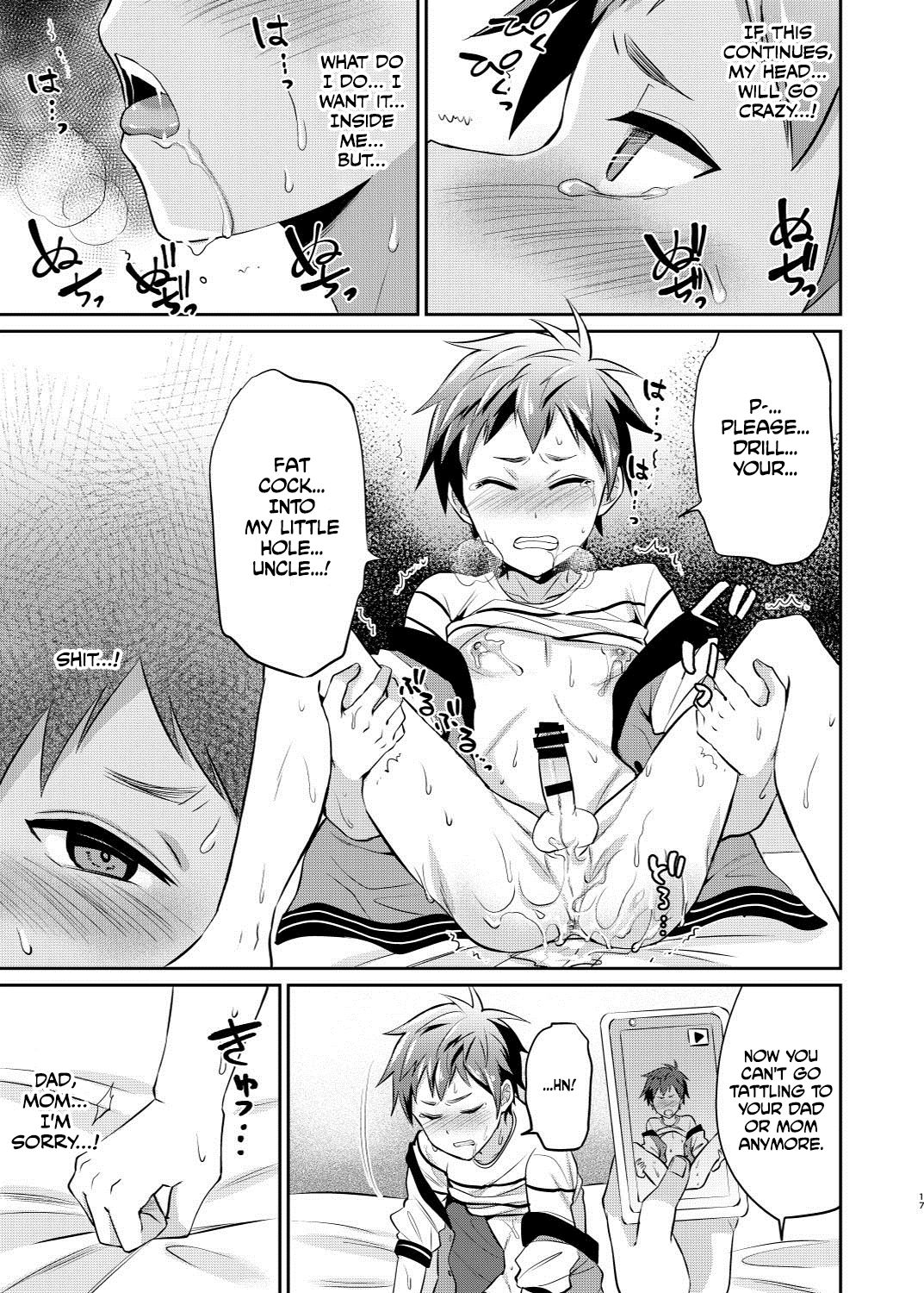 [Usamimi Syndrome (Erutasuku)] Dakara Boku wa Shinyuu no Musuko o Okasu | That's Why I'm Going to Rape My Best Friend's Son [English] [Anzu] [Digital] page 18 full