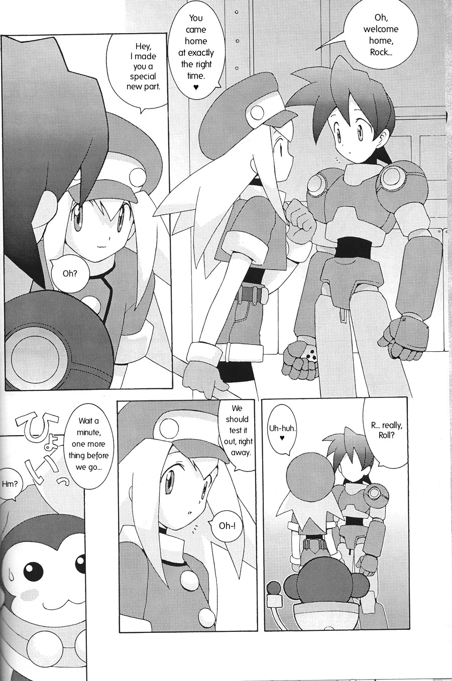 (CR21) [Bakuhatsu BRS. (B.Tarou)] Roll-chan no Kaihatsu Nikki | Roll's Development Diary (CAPSULE COMPUTER) (Rockman DASH) [English] [Writefuck] page 2 full