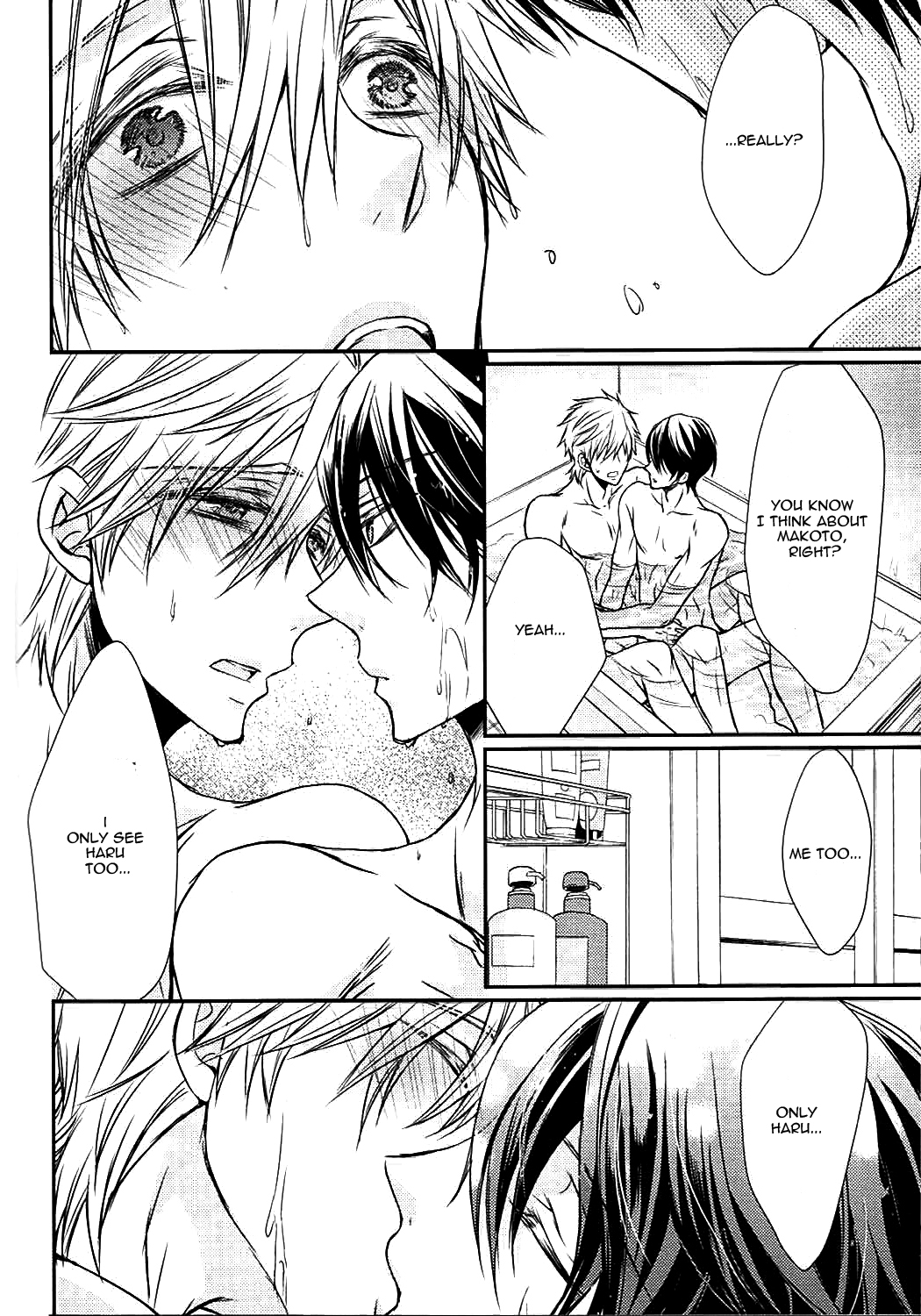 (C85) [Juurokugoh (Tohru)] Sokubaku-kei Kareshi. | Boyfriend Restraint System (Free!) [English] {shotas.tumblr.com} page 21 full