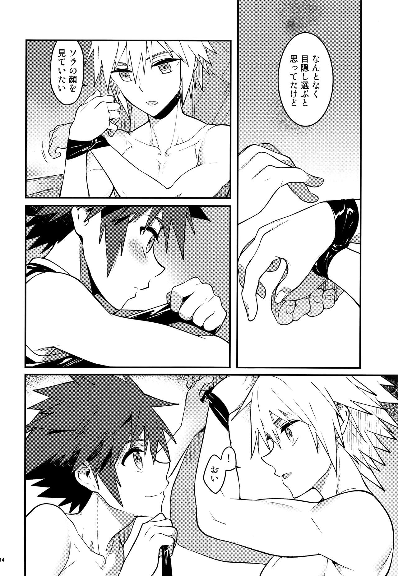 (C93) [esto (Ninomotoko)] Double Talk to You. (Kingdom Hearts) page 13 full