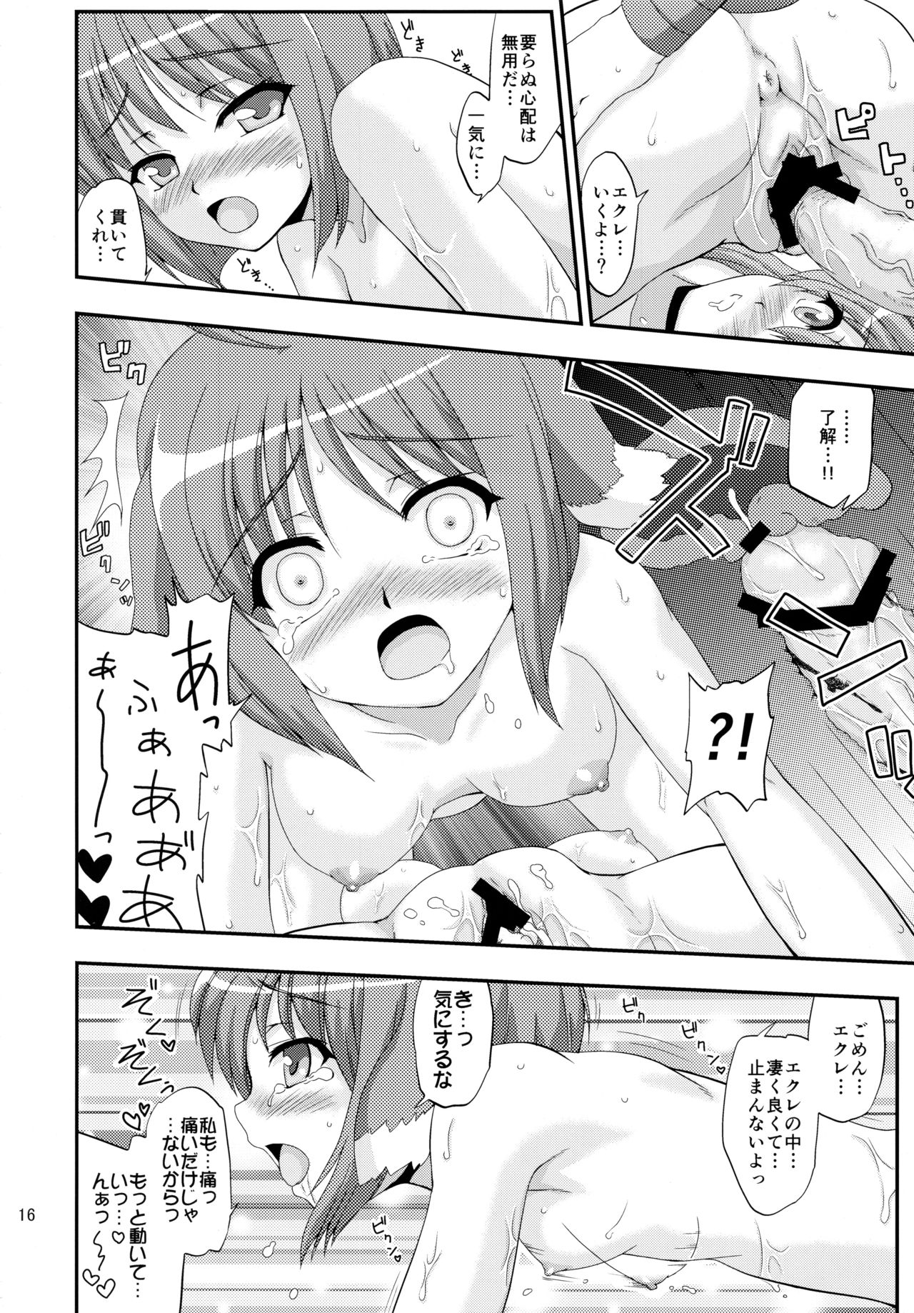 (C82) [Nanamoya (Nanamo)] Hime-sama to Eclair ga H-na Koto o suru Hon (DOG DAYS) page 16 full