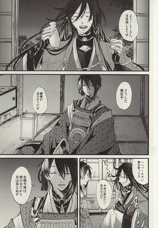 [LOCCA (Roka)] Yoru no Tobari to Mitsu no Koto (Touken Ranbu) page 2 full