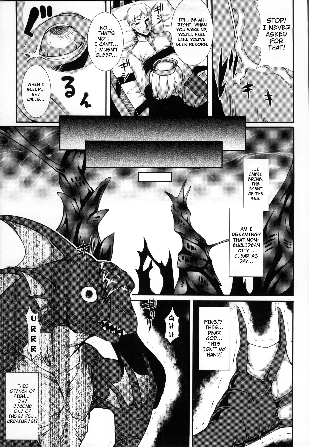 [Takayuki Hiyori] Call of the Abyss (Aiyoku Gensou no Kai -Cthulhu Pregnant-) [English] [Seyzer Koze] page 3 full