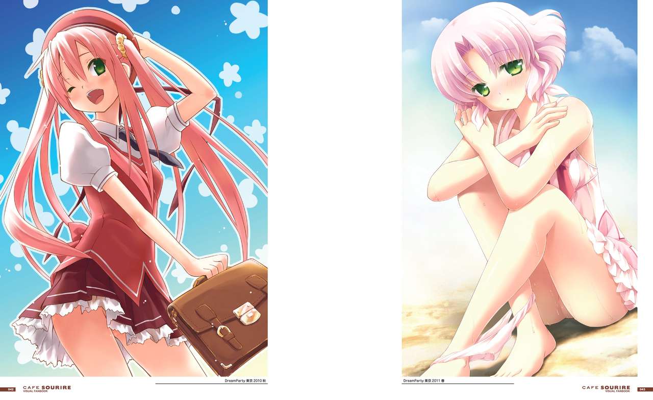 Cafe Sourire Visual Fanbook page 26 full
