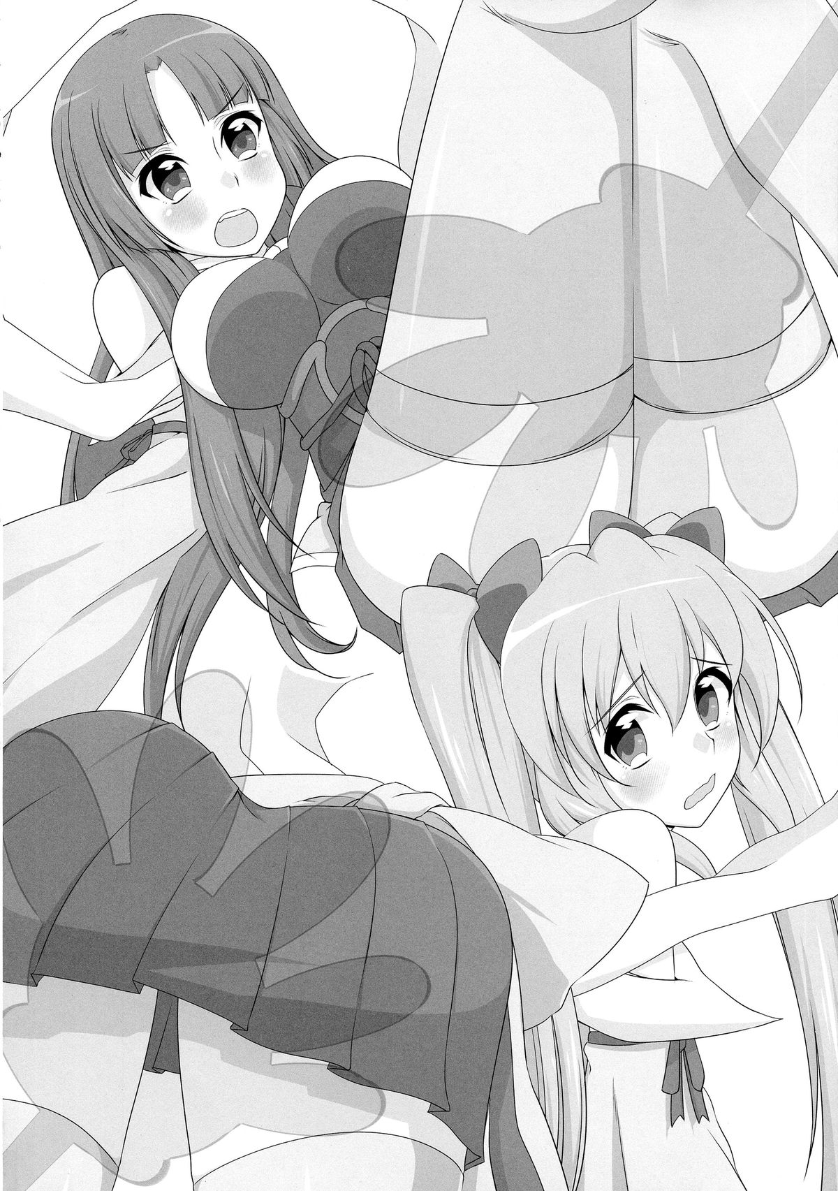 (C87) [Ennui-tei (Tsurugi Hikaru, Ousawa Kanata)] Momoiro Shunga (Momo Kyun Sword Yuki to Hakugin no Shoujo) page 24 full