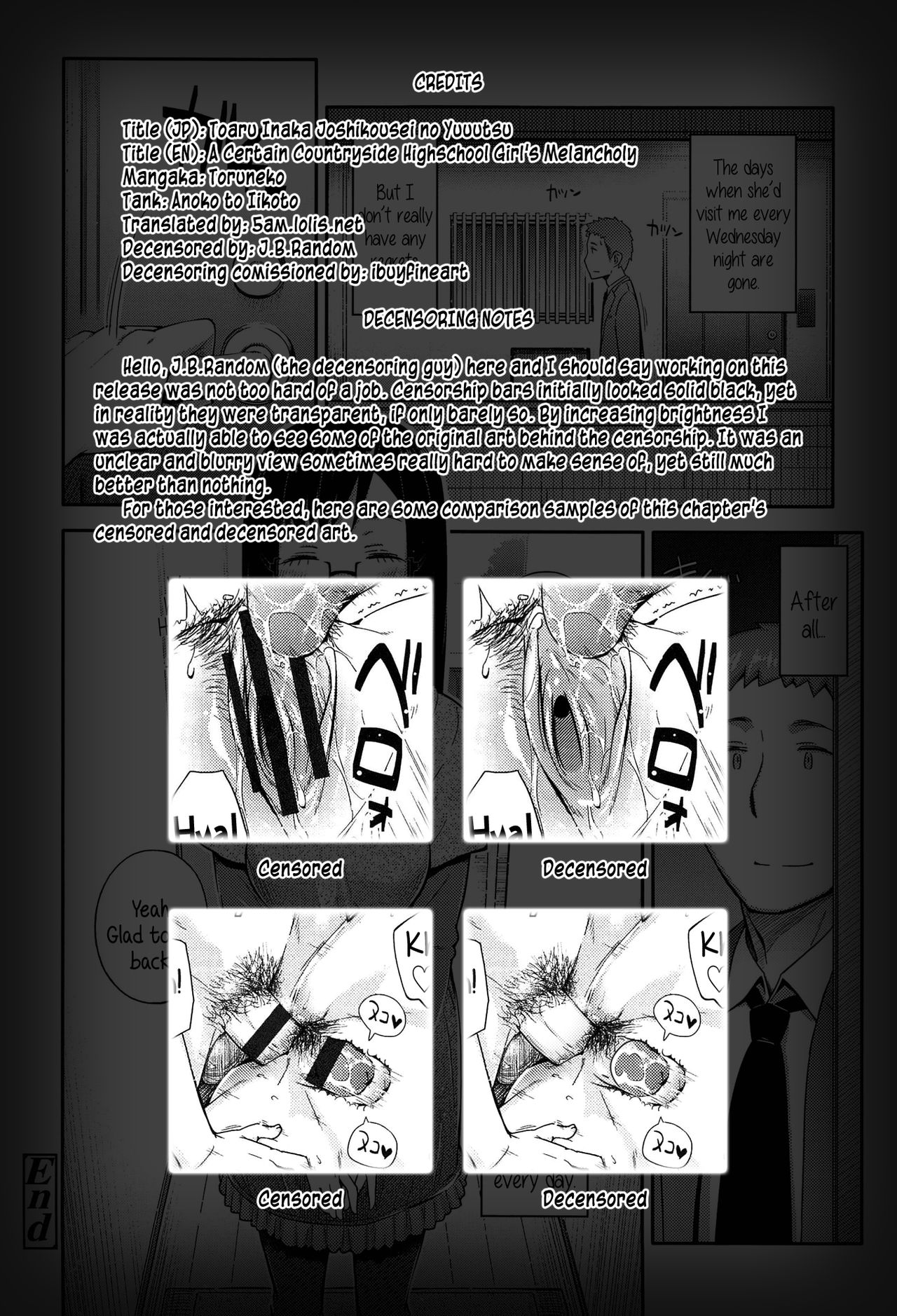 [Toruneko] Toaru Inaka Joshikousei no Yuuutsu | A Certain Countryside Highschool Girl’s Melancholy (Anoko to Iikoto) [English] {5 a.m.} [Decensored] page 23 full