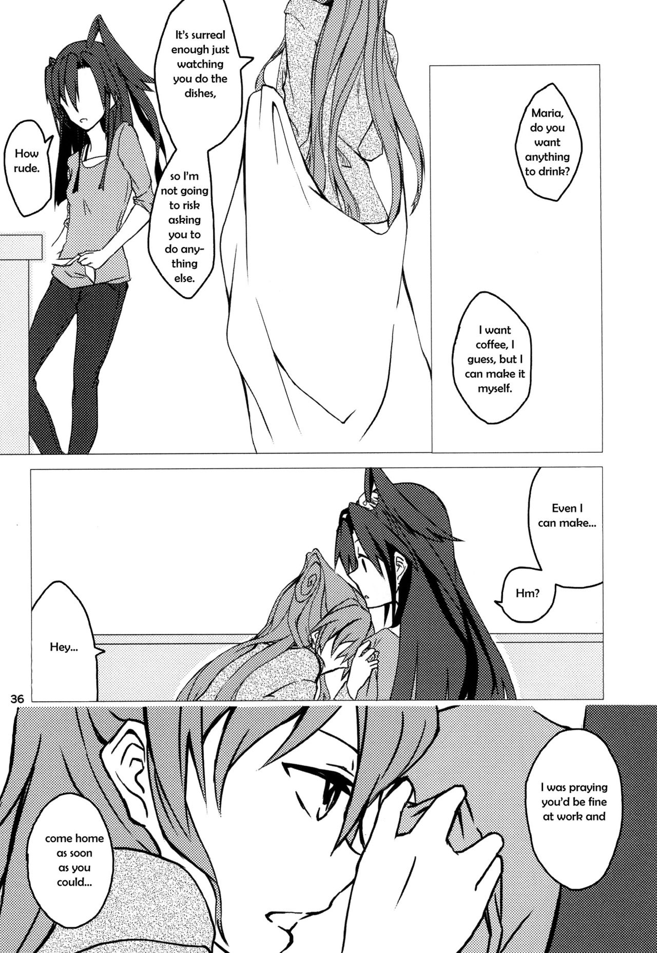 (C85) [HB (Futoo)] Wunsch (Senki Zesshou Symphogear) [English] {Halcyonvalor & Sexy Akiba Detectives} page 36 full