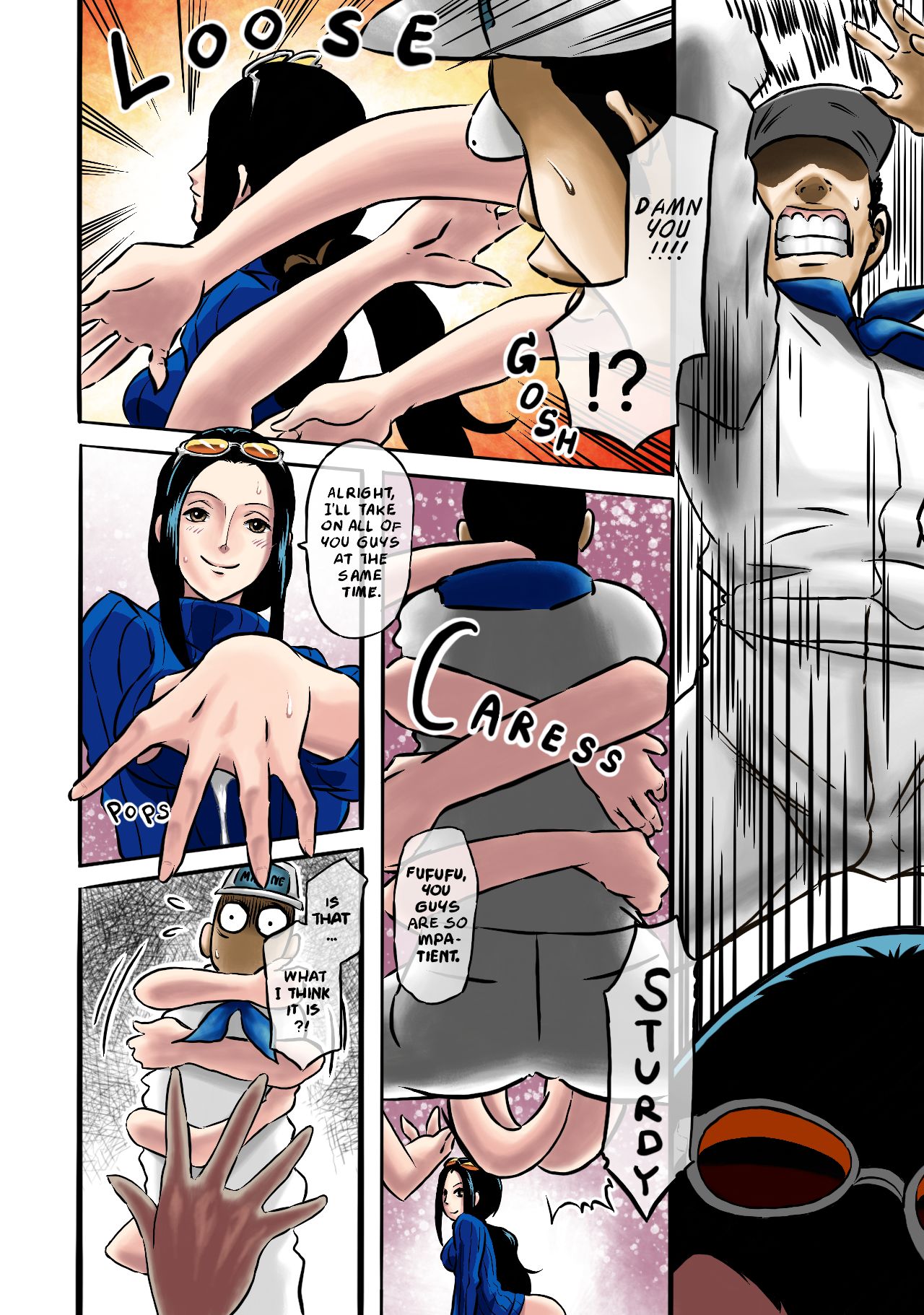 [EROQUIS! (Butcha-U)] Omakebon WEB Ban (One Piece) [English] [#Based Anons] [Colorized] [Decensored] page 4 full