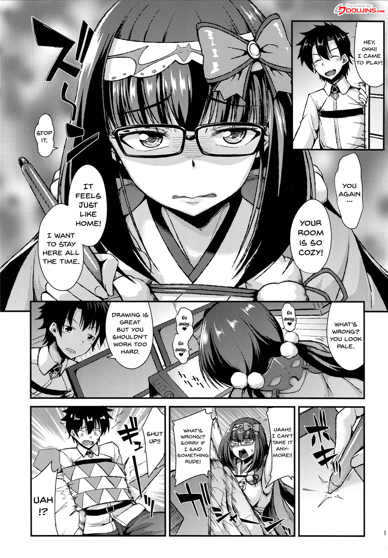 (COMIC1☆13) [ENNUI (Nokoppa)] Muramura Osakarihime (Fate/Grand Order) [English] {Doujins.com} page 2 full