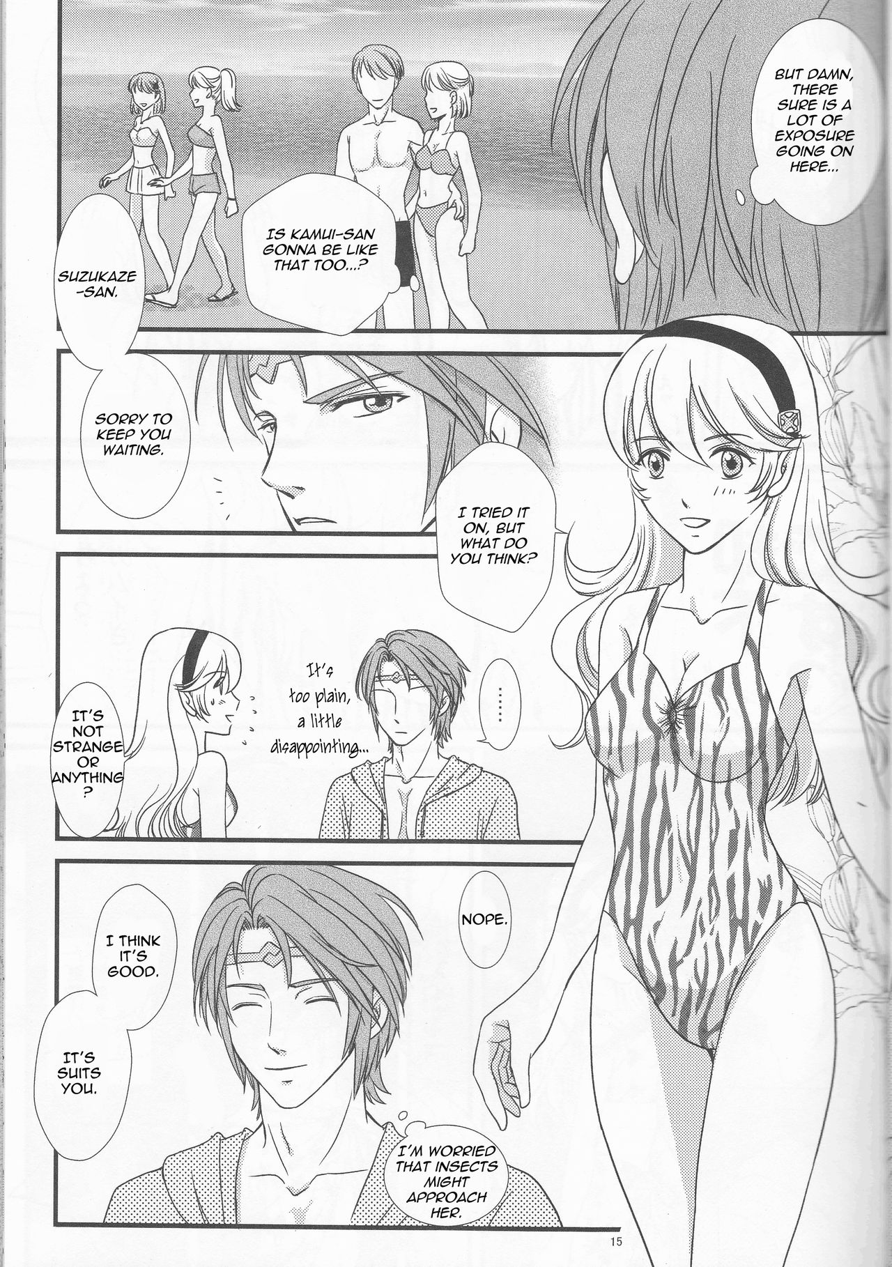 (C90) [Puratina no Sakana (Orihara Kotone)] Nangoku e Youkoso (Fire Emblem if) [English] [cedr777] page 15 full