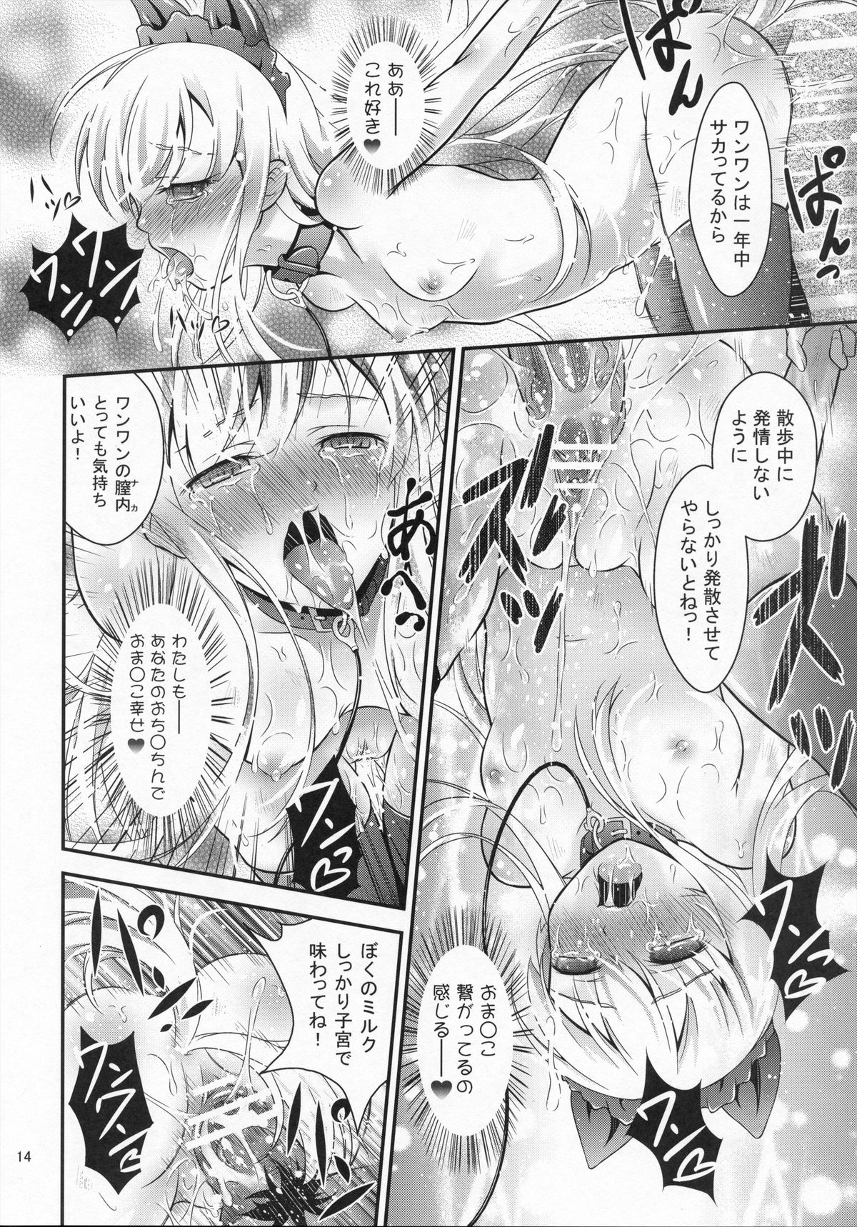 (Tosan Matsuri 2013) [H na Hon. Ya san. (akki)] WanWan No H Na Hon. (Hentai Ouji to Warawanai Neko) page 13 full