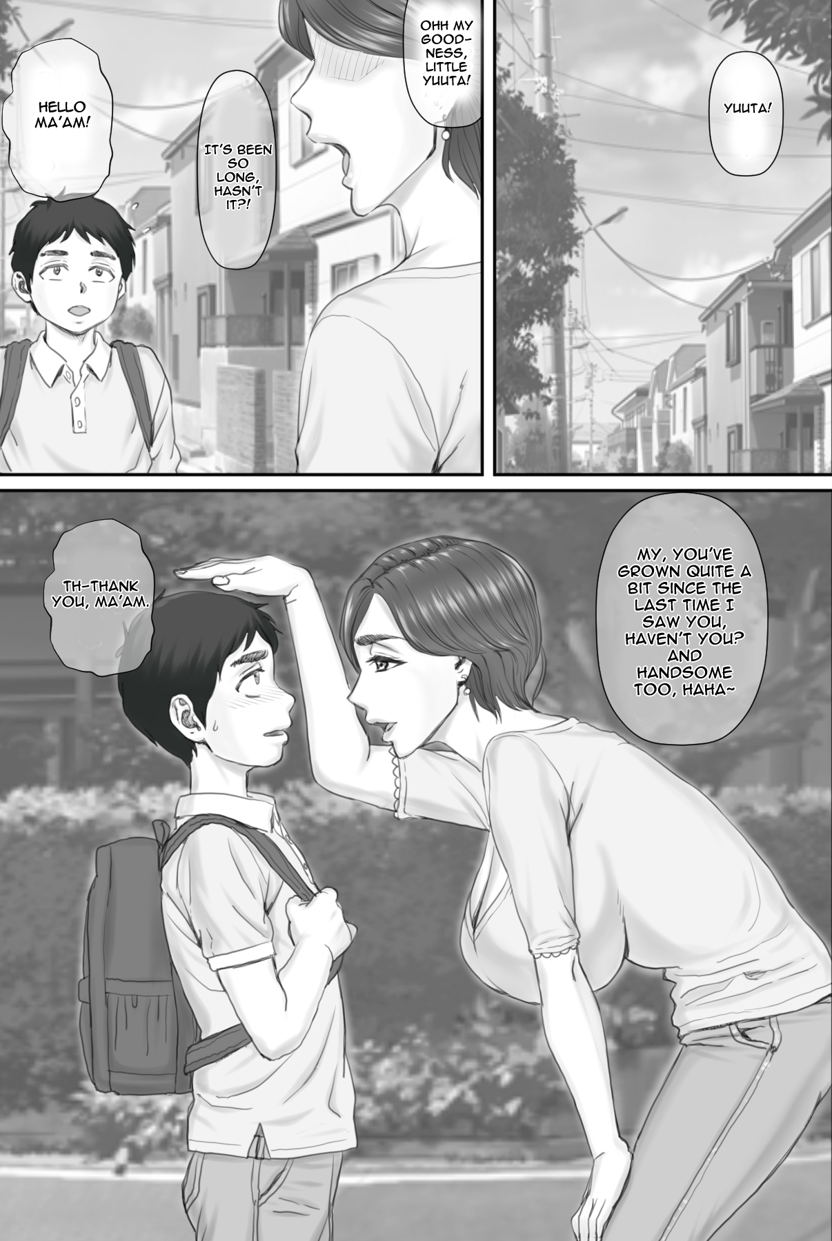 [Ponkotsu Damashii] Boku no Kanojo wa 40-sai no Hitozuma de Mama no Tomodachi | My Girlfriend is my mom's friend - A 40 year old housewife [English] [Jashinslayer] page 7 full