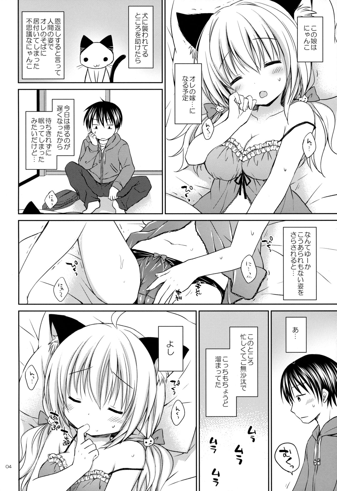 (Mimiket 36) [Rico-ba (Rico)] Nyanko Yome no Hatsujouki page 3 full