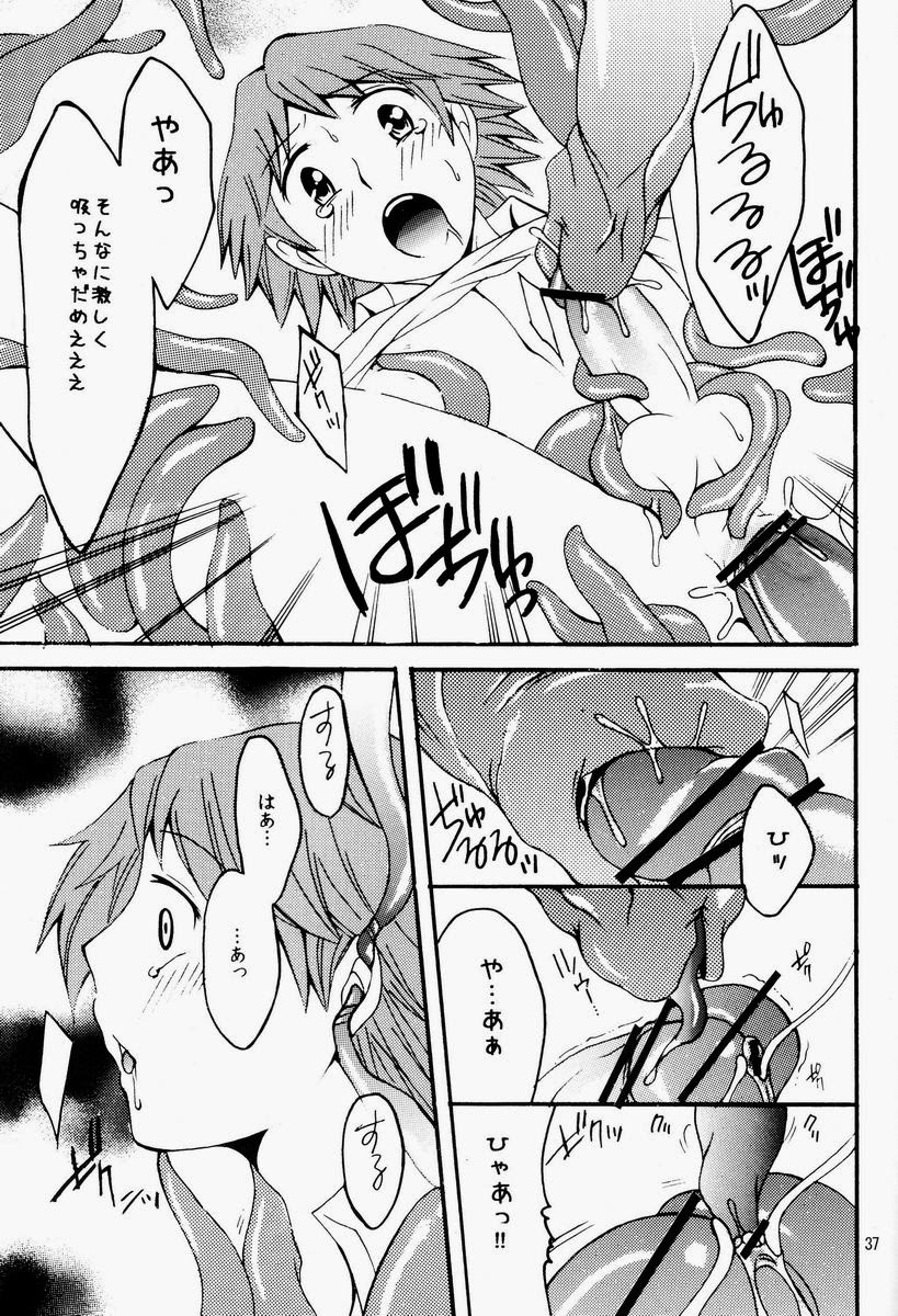 [HCF (Hibakichi, Kisaragi Yuki)] Mayo Naka Shokushu (Persona 4) page 36 full