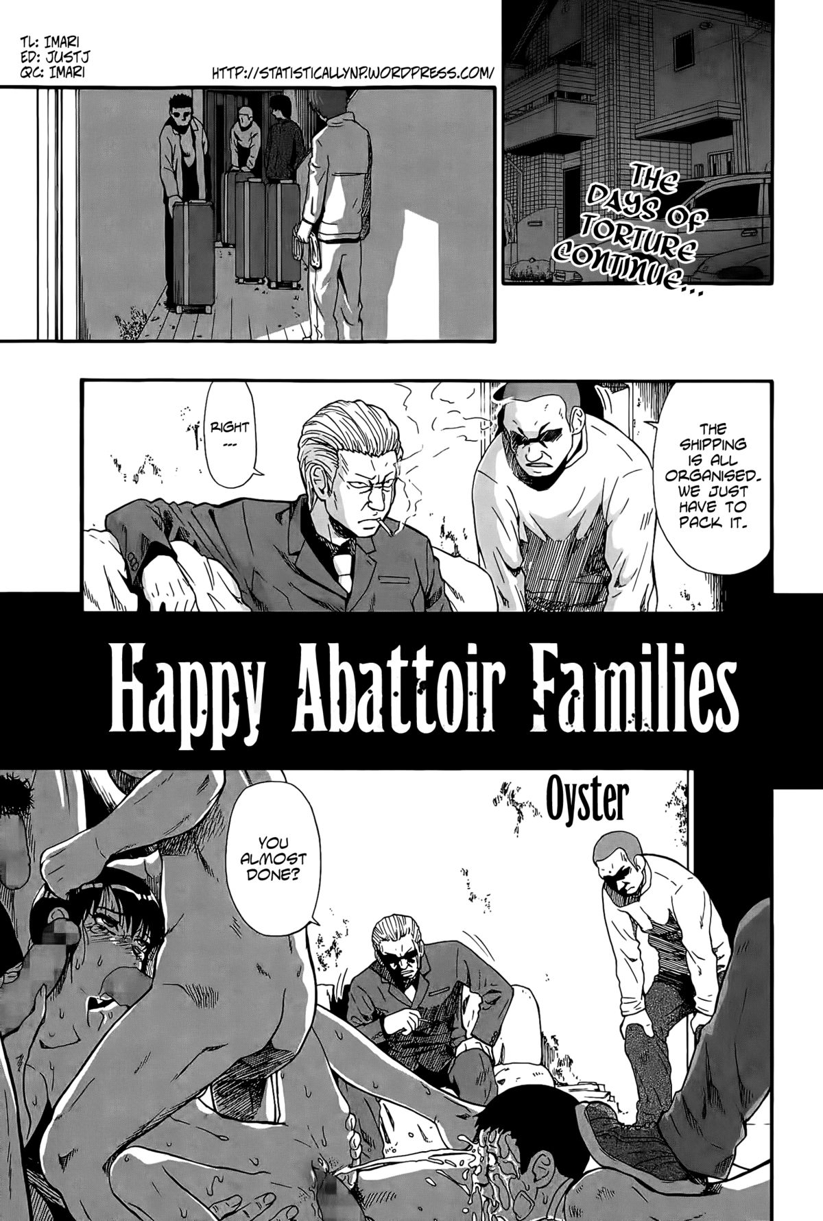[Oyster] Tojou no Danran | Happy Abattoir Families Ch. 9 (COMIC Mate legend Vol. 2 2015-04) [English] =StatistcallyNP= page 1 full