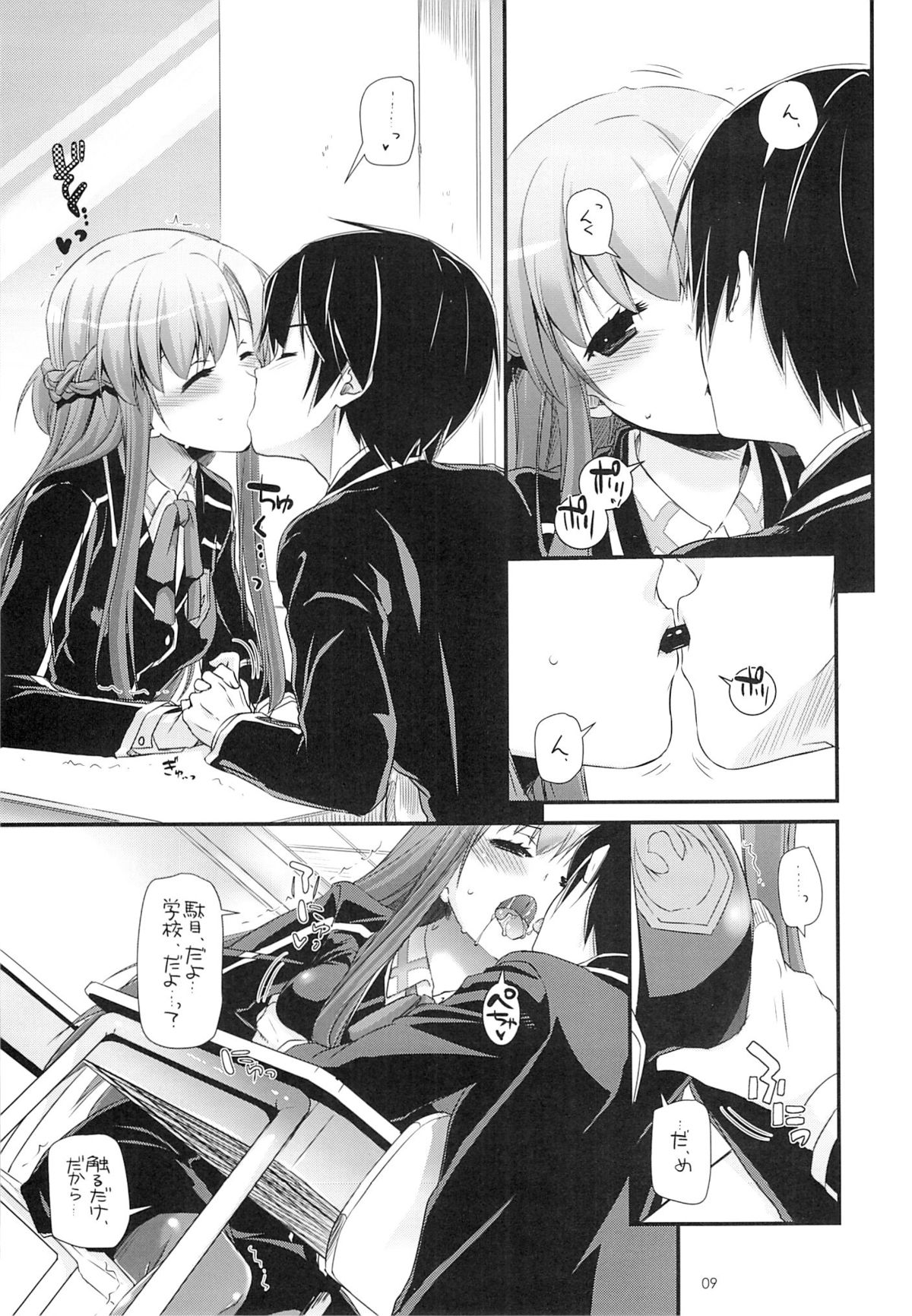 (SC58) [Digital Lover (Nakajima Yuka)] D.L. action 74 (Sword Art Online) page 8 full