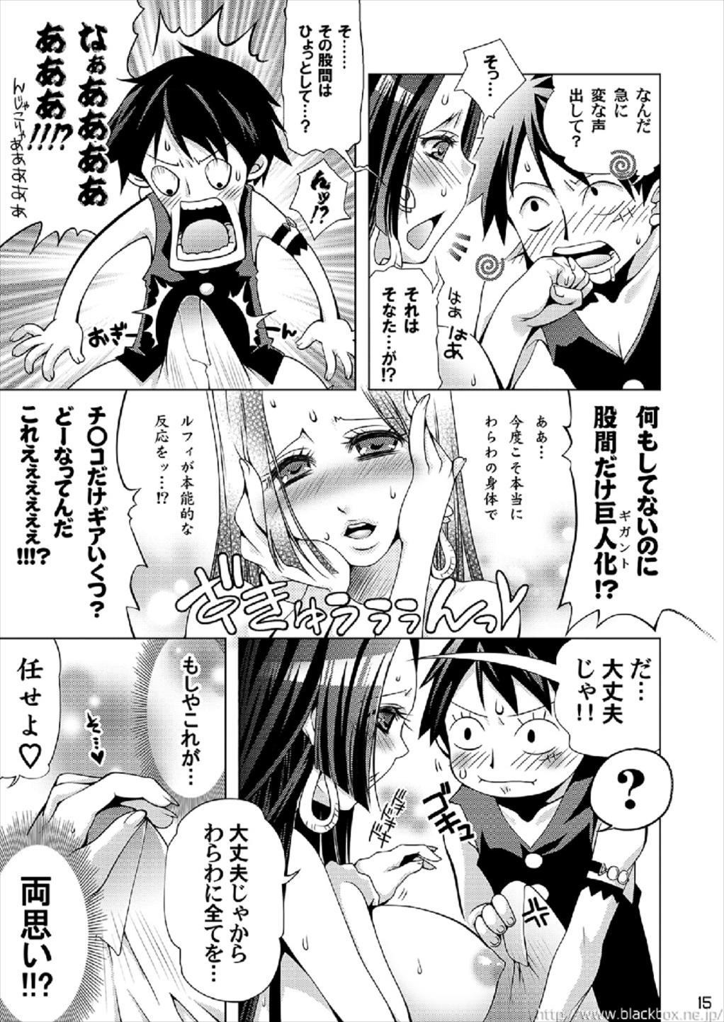 (C80) [BlackBox (Fukufukuan)] KUCHINAWA (One Piece) page 15 full