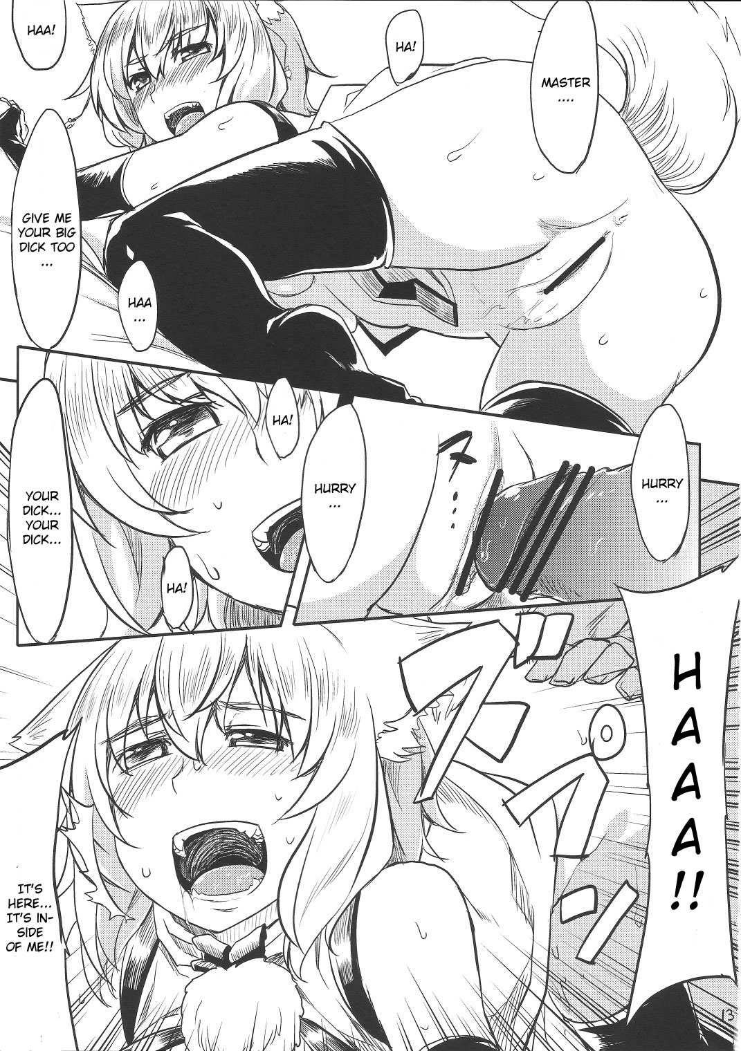 (C80) [Tenrake Chaya (Ahru.)] Gensou Wanyapara! (Touhou Project) [English] [CGrascal] page 14 full