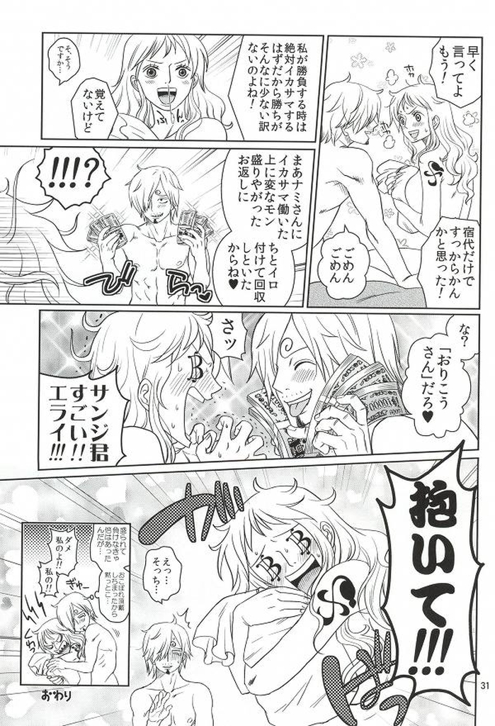 (C86) [Mamiana Paradise (Kuri)] Himitsu no Koi Wazurai (One Piece) page 29 full