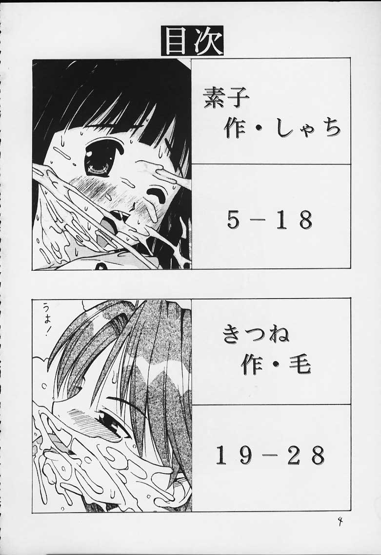 (C59) [Ekitai No Tomosha (Shachi)] Hakudaku Enbu (Love Hina) page 3 full
