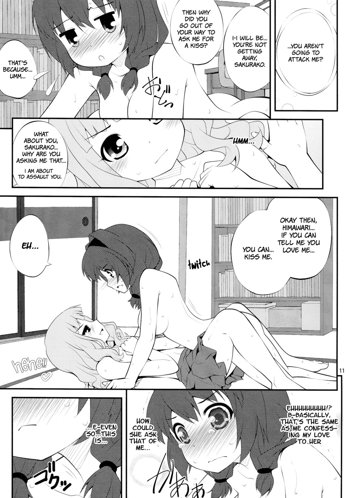 (SC56) [Purimomo (Goyac)] Himegoto Flowers | Secret Flowers 2 (YuruYuri) [English] [Yuri-ism] page 10 full