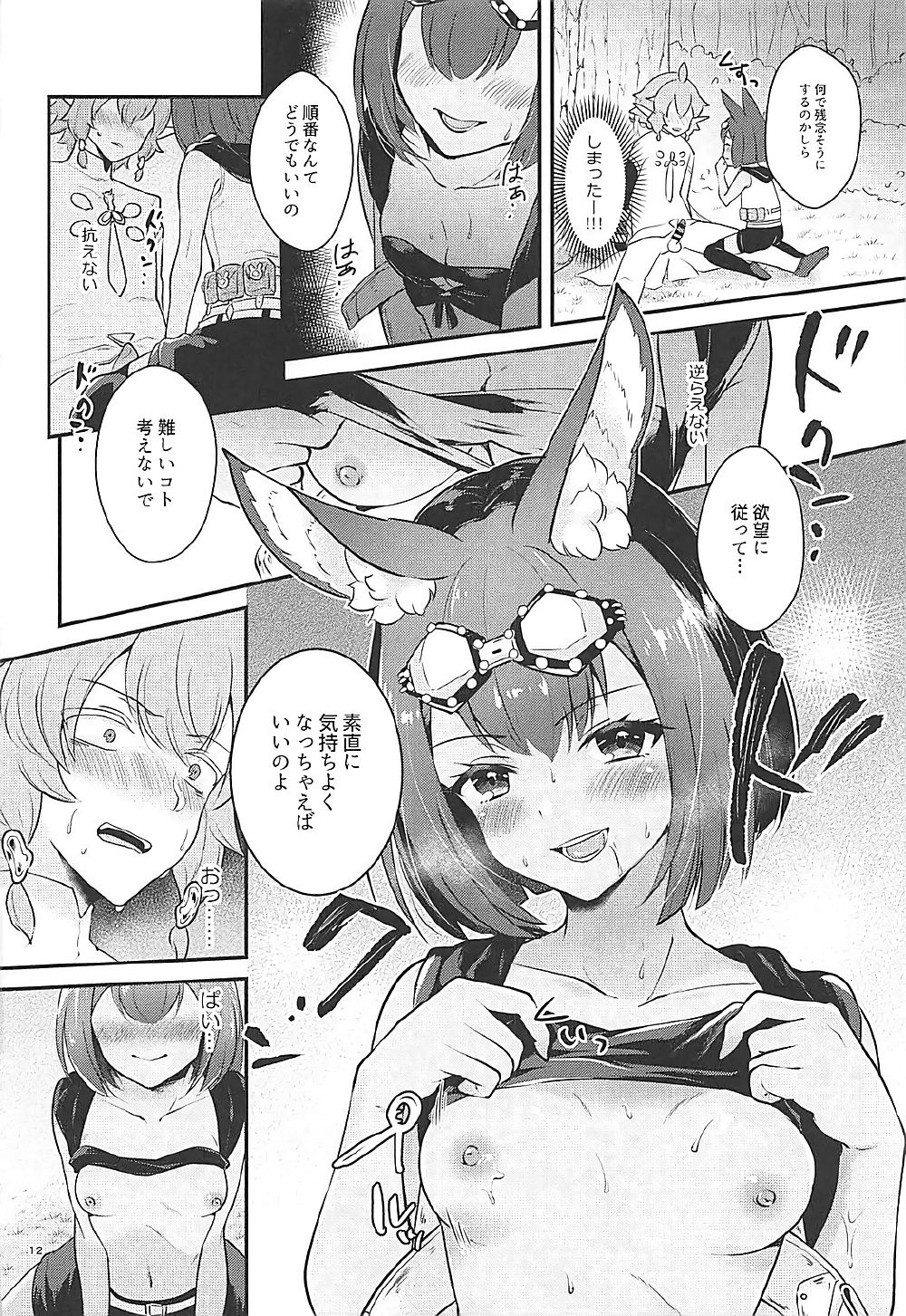 (C93) [CALM WHITE (Mashiro Shirako)] Hound-chan wa Kari ga Shitai. (Etrian Odyssey) page 11 full