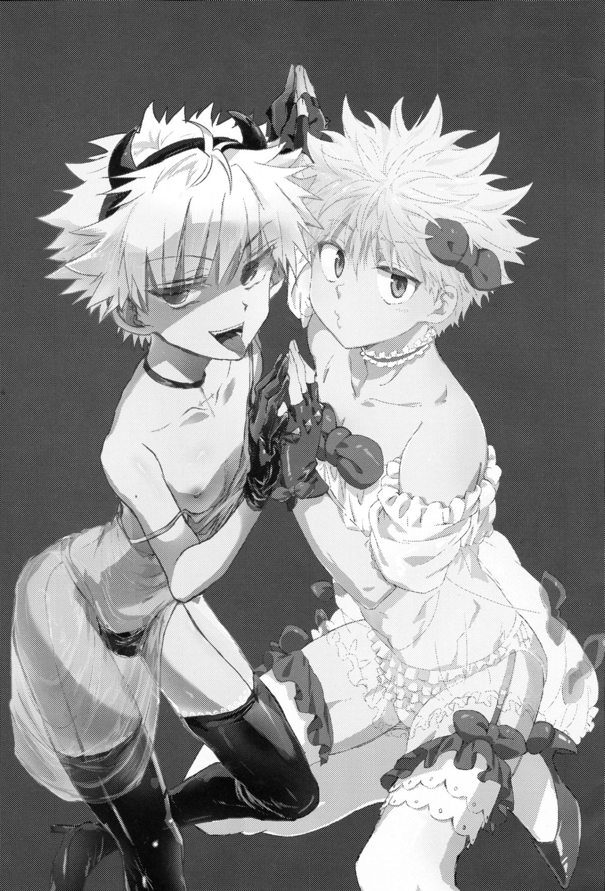 (C87) [Watagashi Maker, Naikai (Tomiko, Emilio)] Shounen Dokubutsu | Boy Poison (Hunter x Hunter) [English] [HXH-Doujinshilivejournal] page 2 full