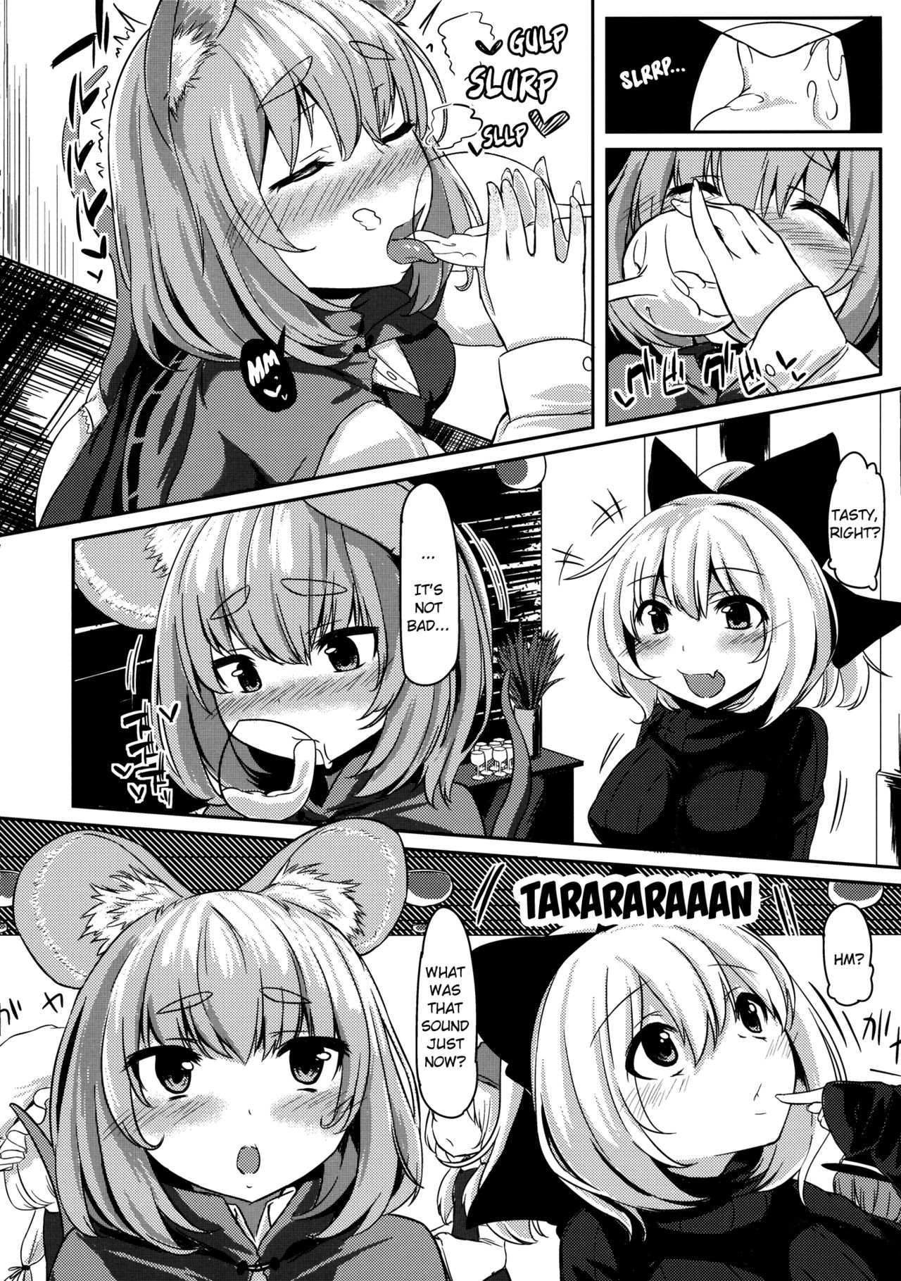 (Reitaisai 10) [Nukidokoro. (Roteri)] Gourmet Nazrin to Harapeko Semen (Touhou Project) [English] page 9 full