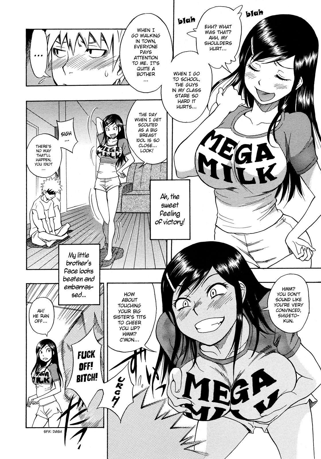 [Shiden Akira] Hinnyuu Kyonyuu History | Tiny Boobs Giant Tits History (COMIC Megastore 2008-03) [English] {Rhapfan} page 4 full