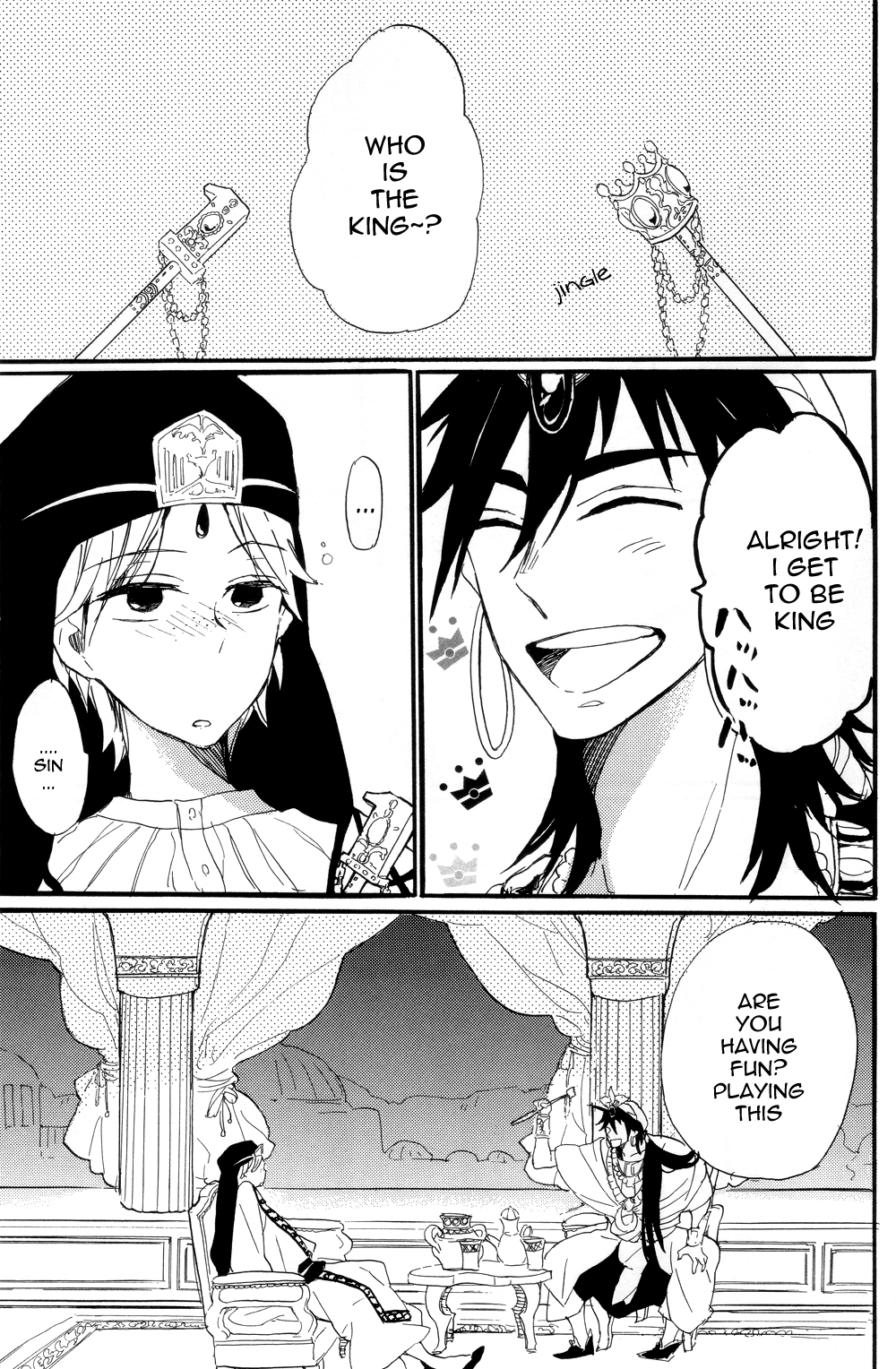 [apollo 19 (Yamada Simako)] Ousama Anata ni Otsukaeshimasu (Magi - Labyrinth of Magic) [English] page 2 full