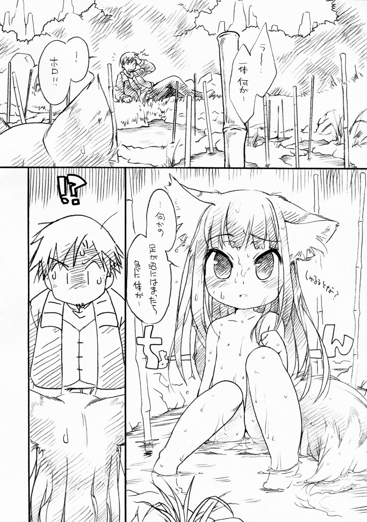 (Puniket 17) [Hinaprin (Ikuta Takanon)] Ookami no Younenki (Spice and Wolf) page 4 full